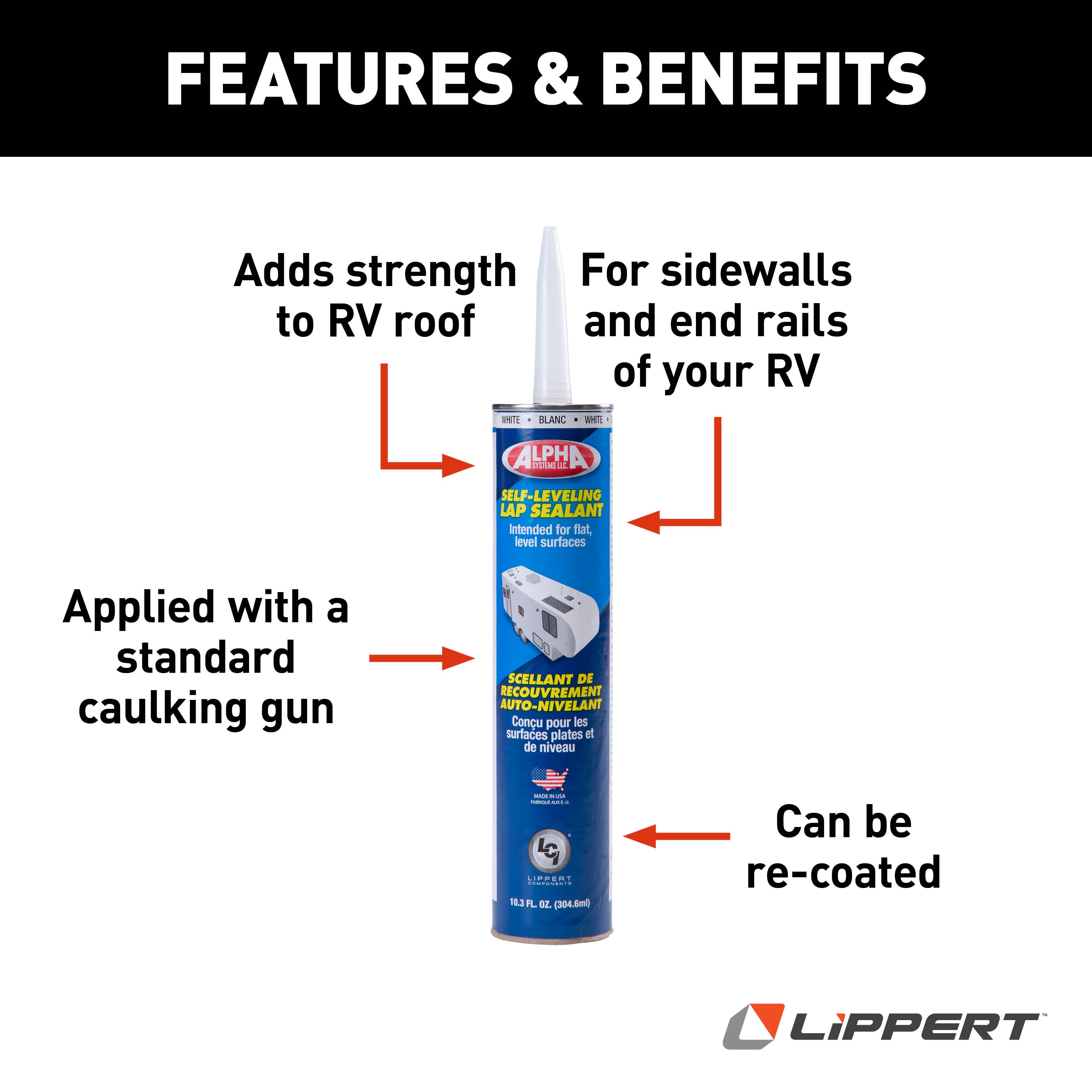 Alpha Systems - 5121 Alphathane 100% Solids Self-Leveling Sealant, Almond (9.8 Oz. Tube) - Image 8