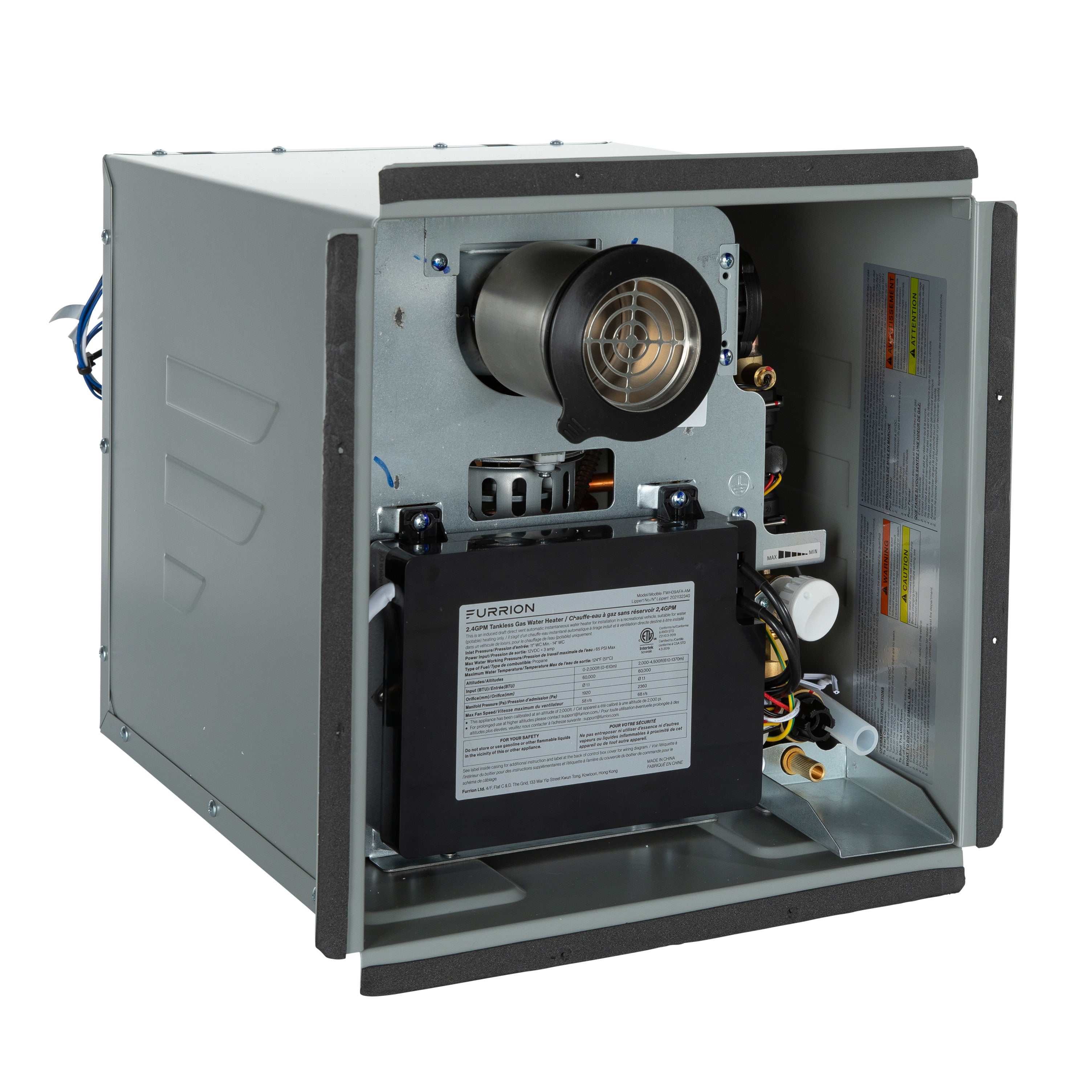 Furrion Tankless Gas Water Heater With Antifreeze Protection - 2.4Gpm, White #Fwh09Afa-Am - Image 1