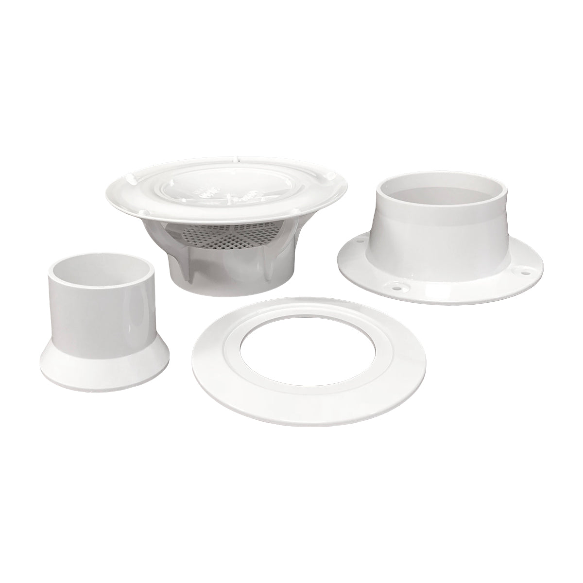 Lippert 360 Siphon Rv Roof Vent Cap - White - Image 2