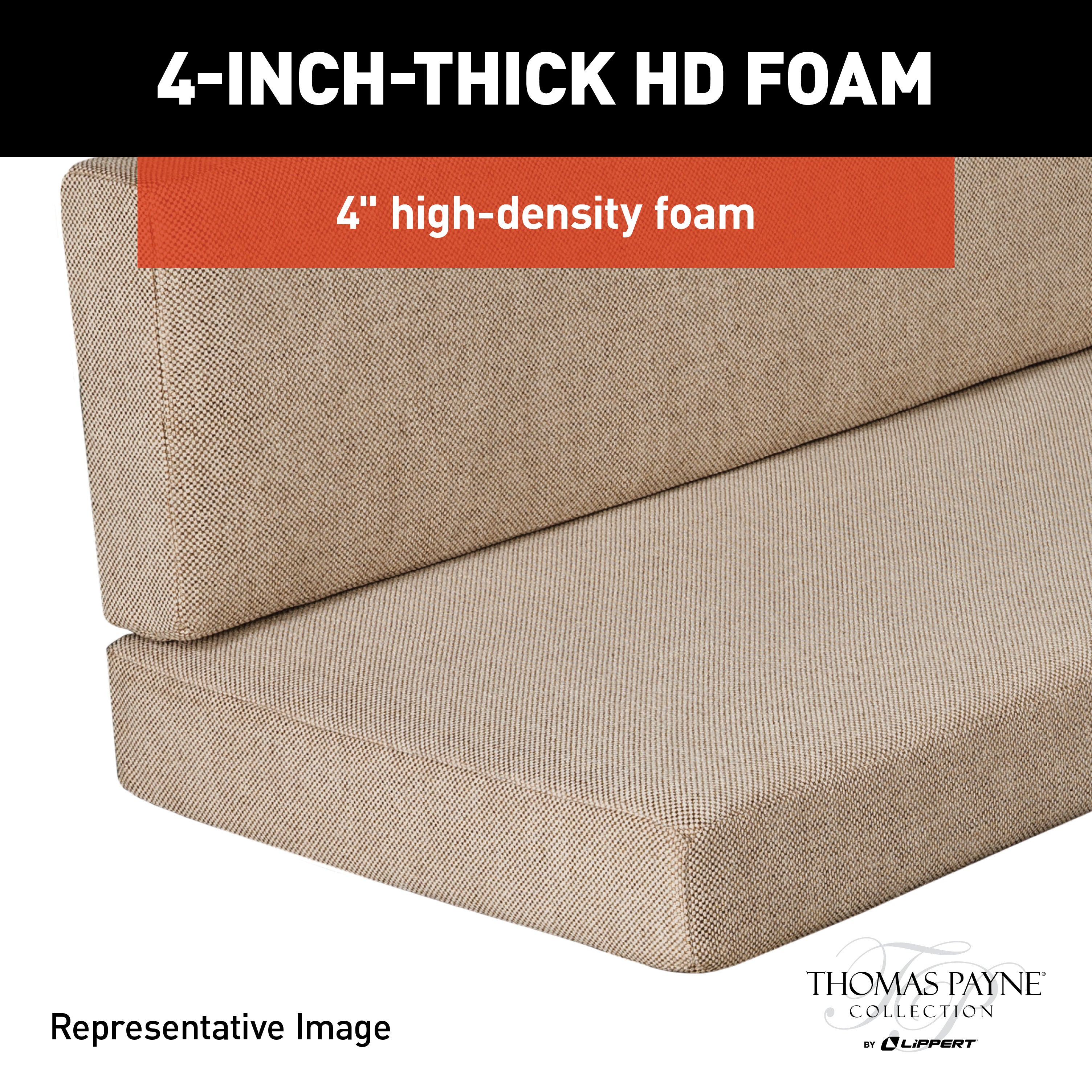 Thomas Payne Rv Dinette Cushions - 44" Norlina #2021100503 - Image 6