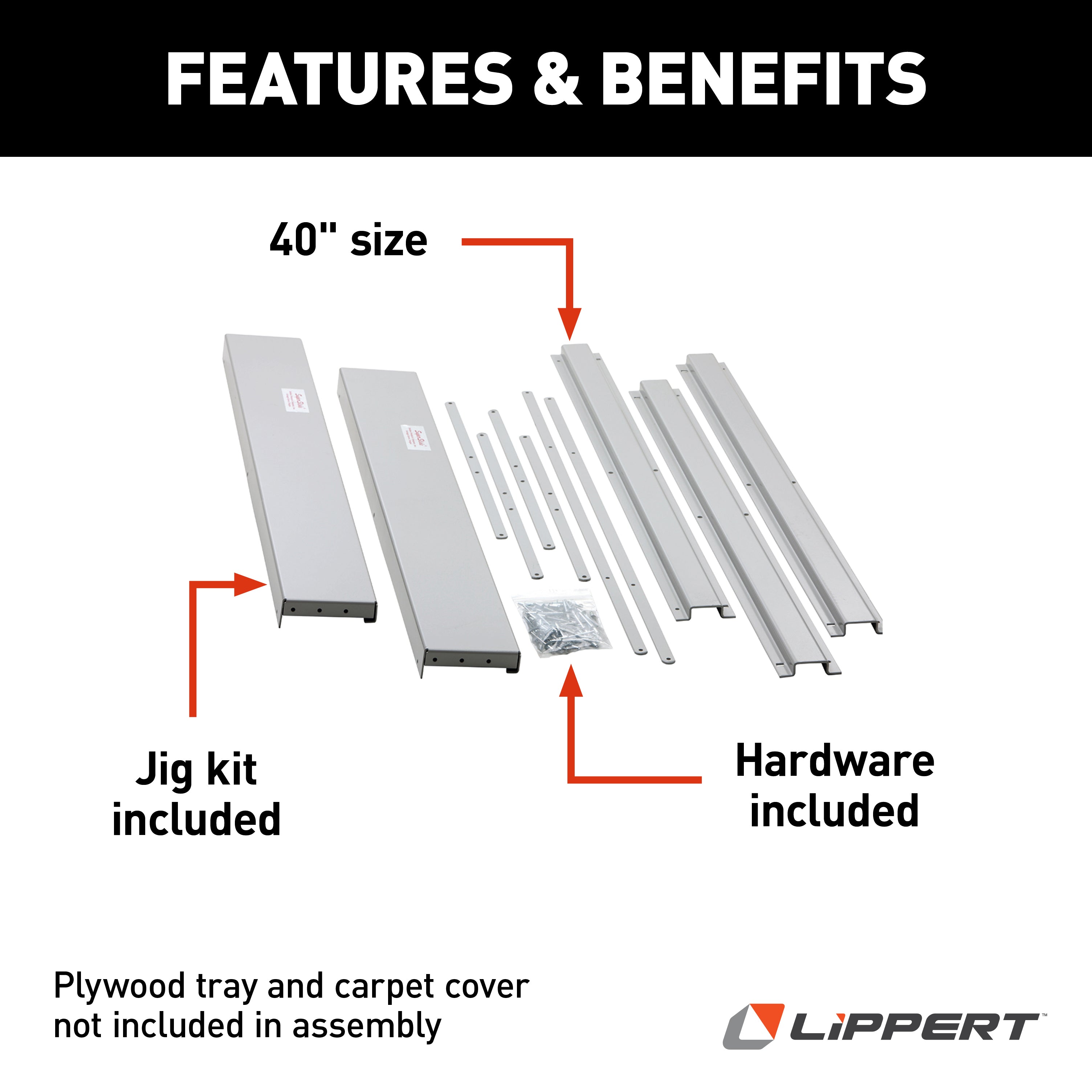 Lippert - 44" Slide Trim Kit - Image 2