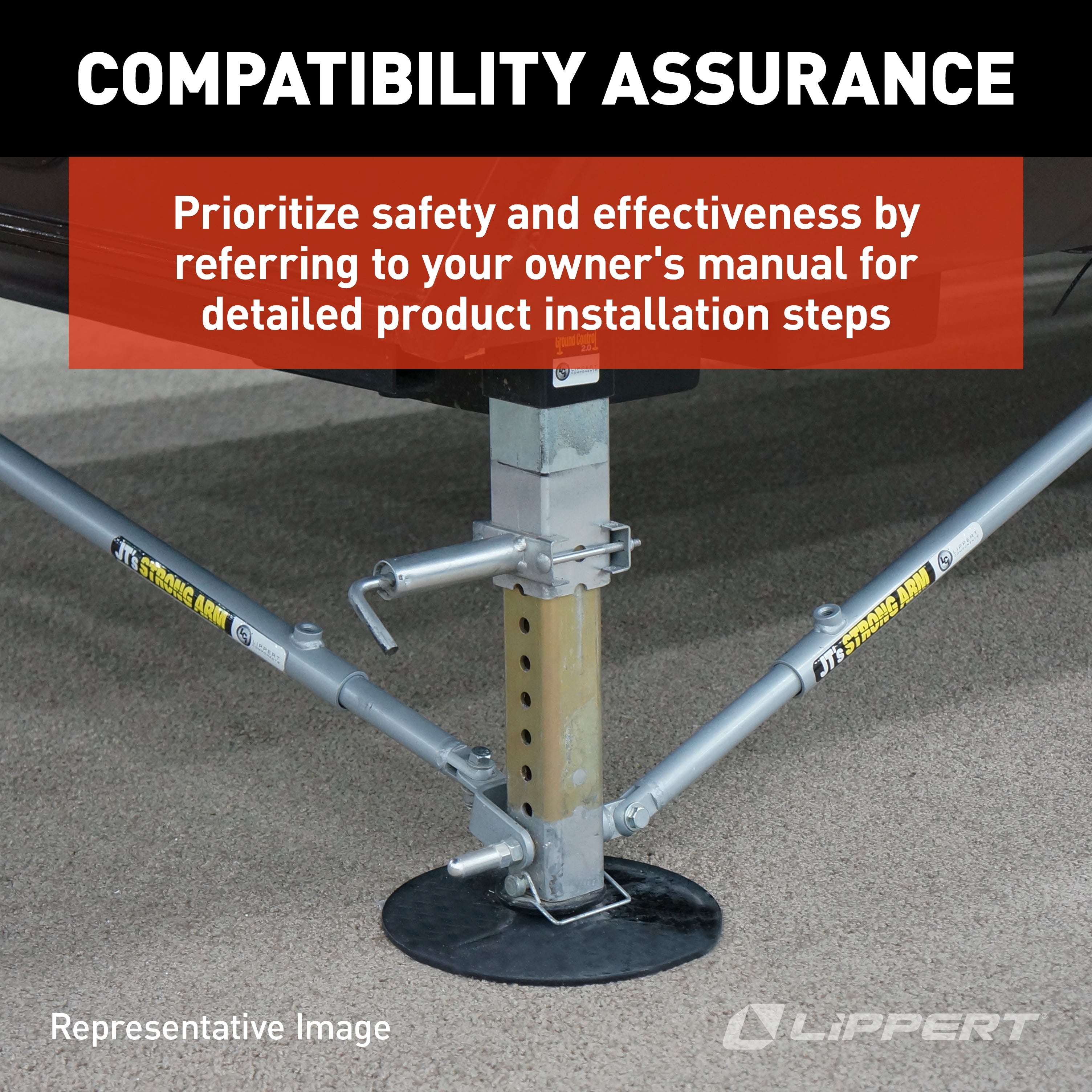 Lippert - Jt'S Strong Arm Rv Jack Stabilizer Swing Bolt Kit - 1-1/4" #314595 - Image 6