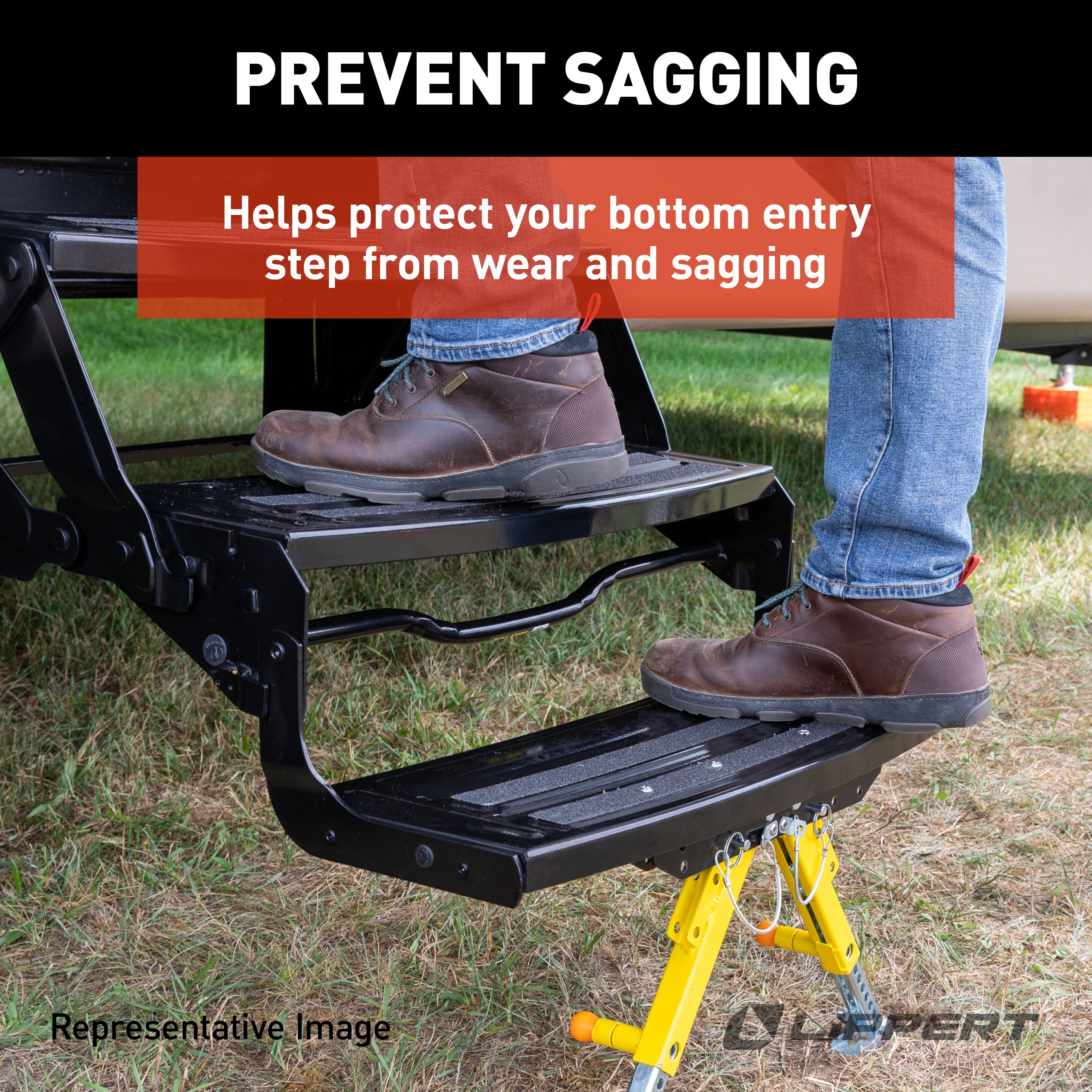 Lippert Solid Stance Step Stabilizer Kit #2020109777 - Image 6