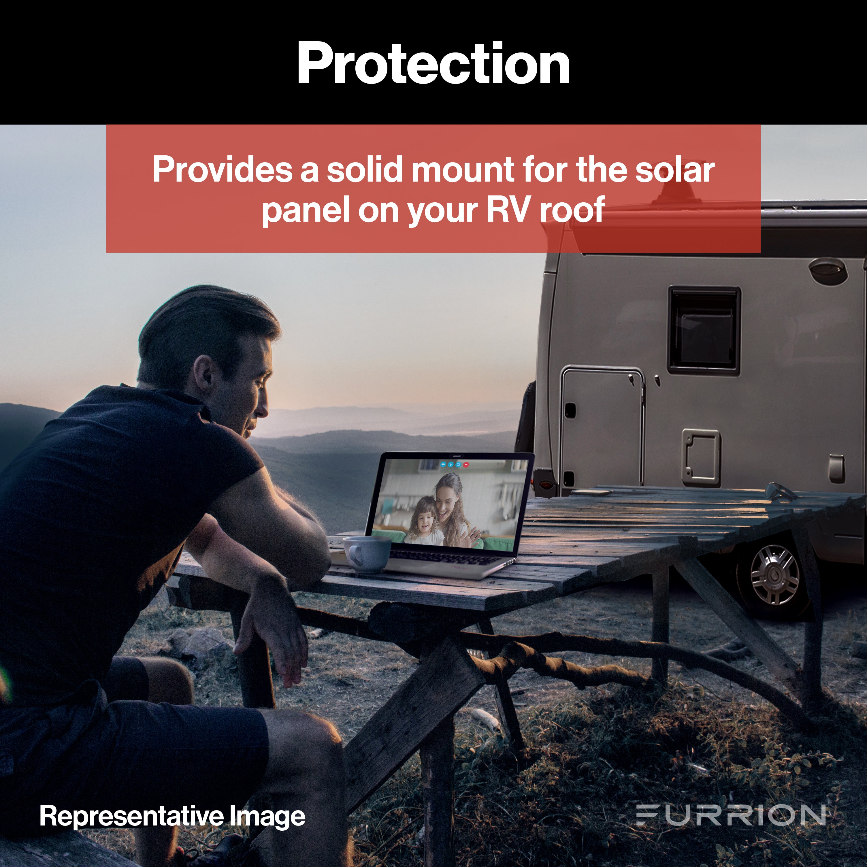 Furrion Z-Mount Bracket Kit For 50W Rv Battery Maintainer #C-Fsfp50Mat-004 - Image 3