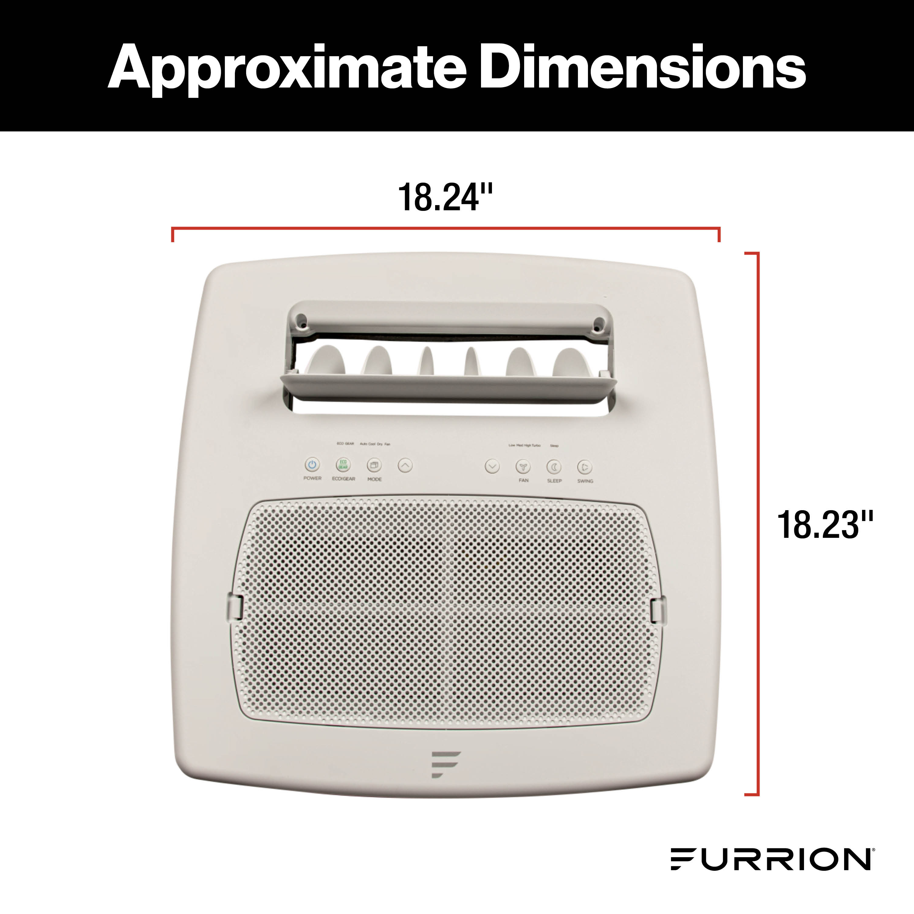 Furrion Chill Cube Non-Ducted Air Distribution Box (R32) With Remote - White #Fact18Ma-Ps-Am - Image 2