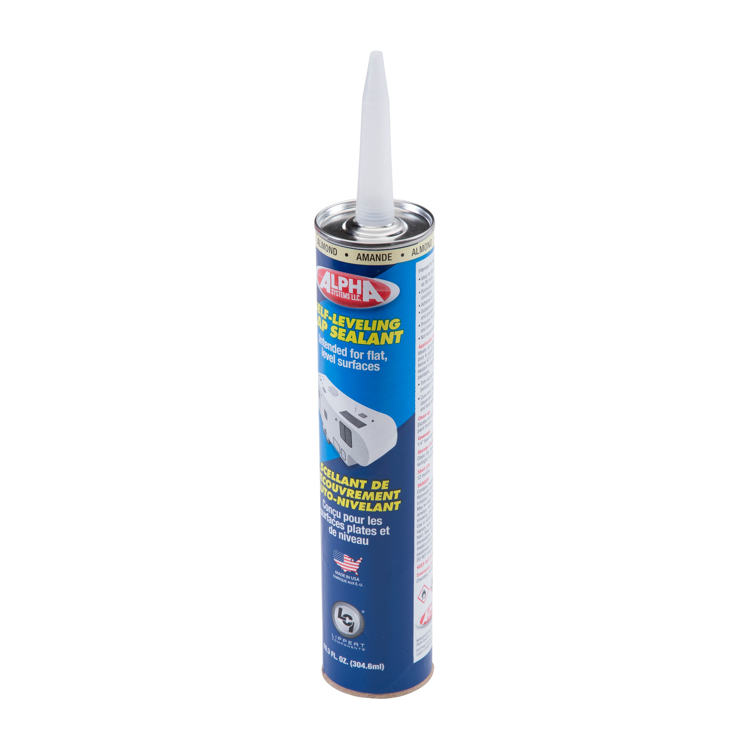 Alpha Systems - 1021 Low Voc Self-Leveling Lap Sealant, Almond (10.3 Oz. Tube) - Image 3