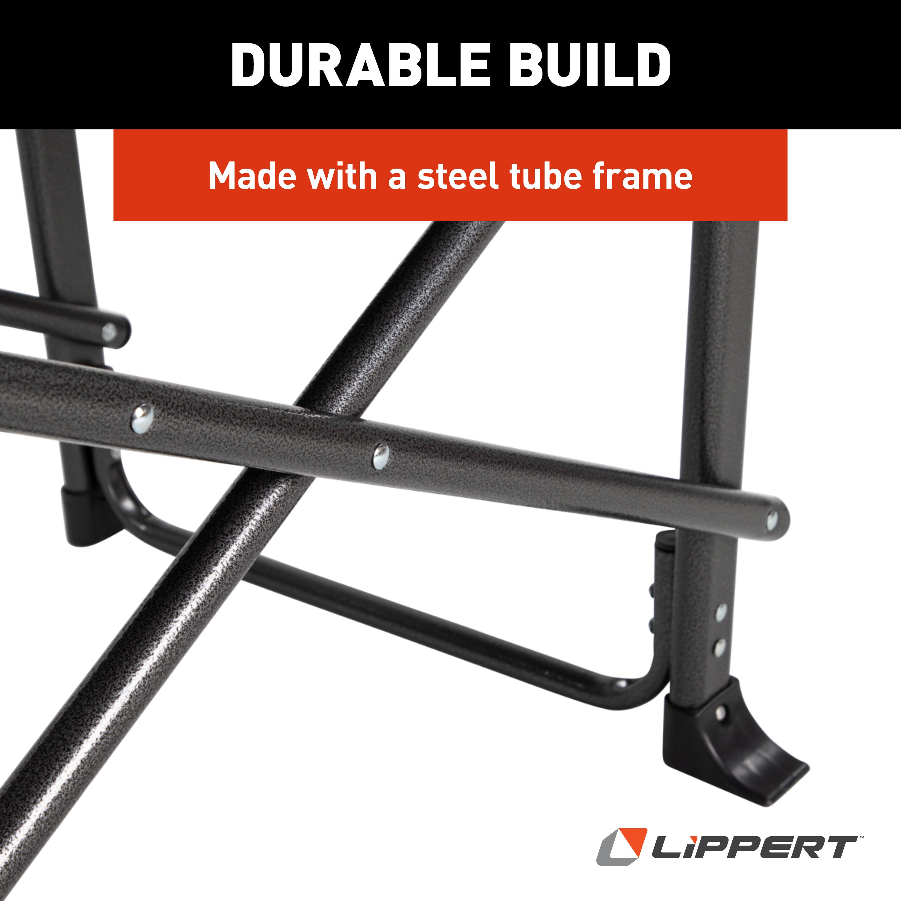 Lippert Scout Plus Director Chair With Side Table - Sand - Image 7