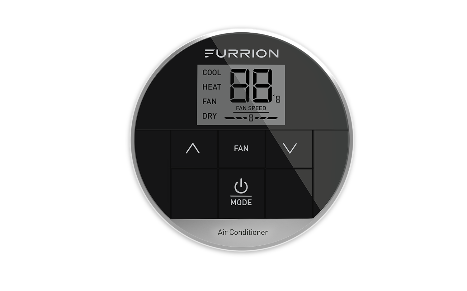 Furrion Chill Multi-Zone Rv Wall Thermostat - 3 Fan Speeds, Black (R410A Refrigerant Compatible) #Facw12Esza-Bl - Image 3