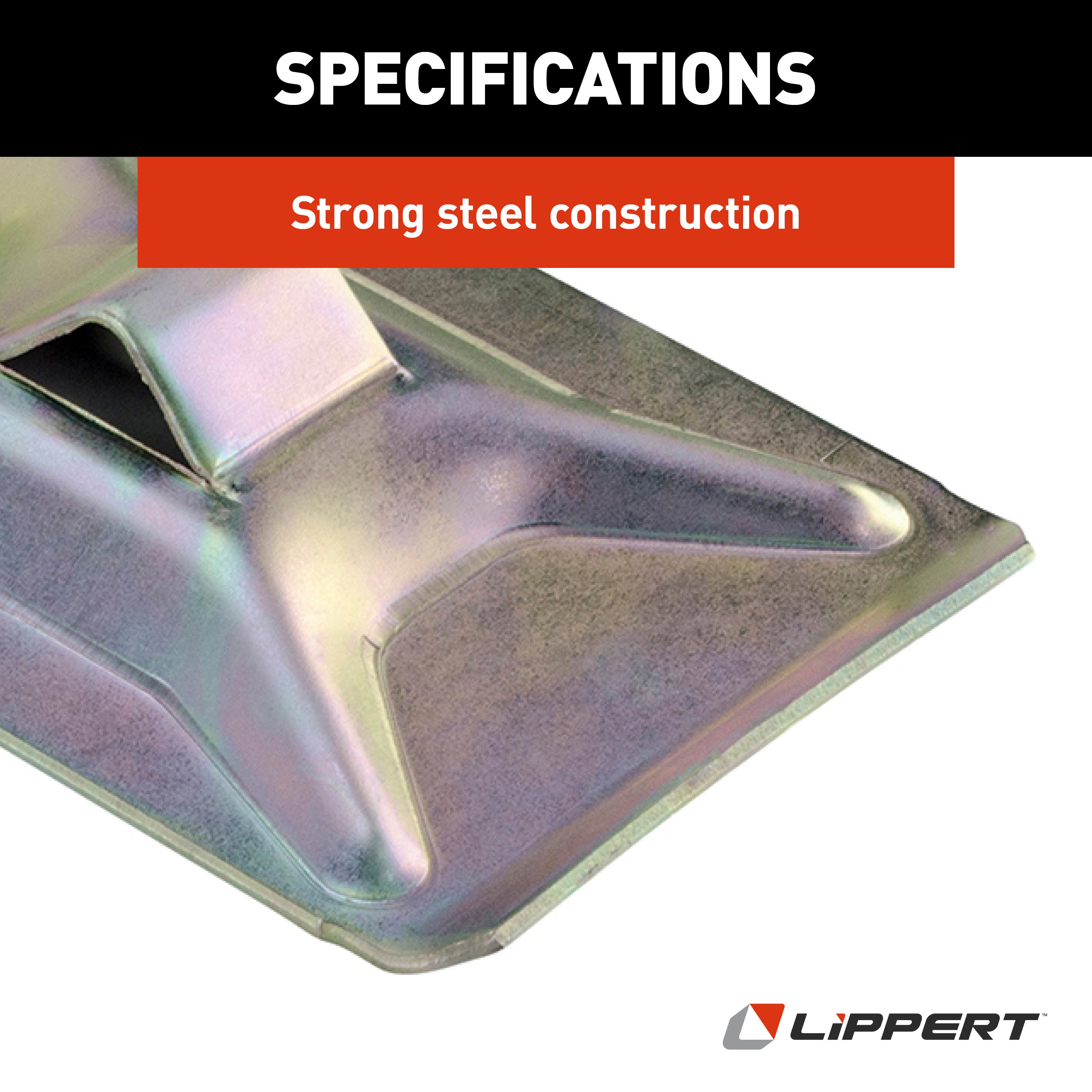 Lippert Replacement Standard 5Th Wheel Landing Gear Foot Pad - 5" X 8" #119225 - Image 5