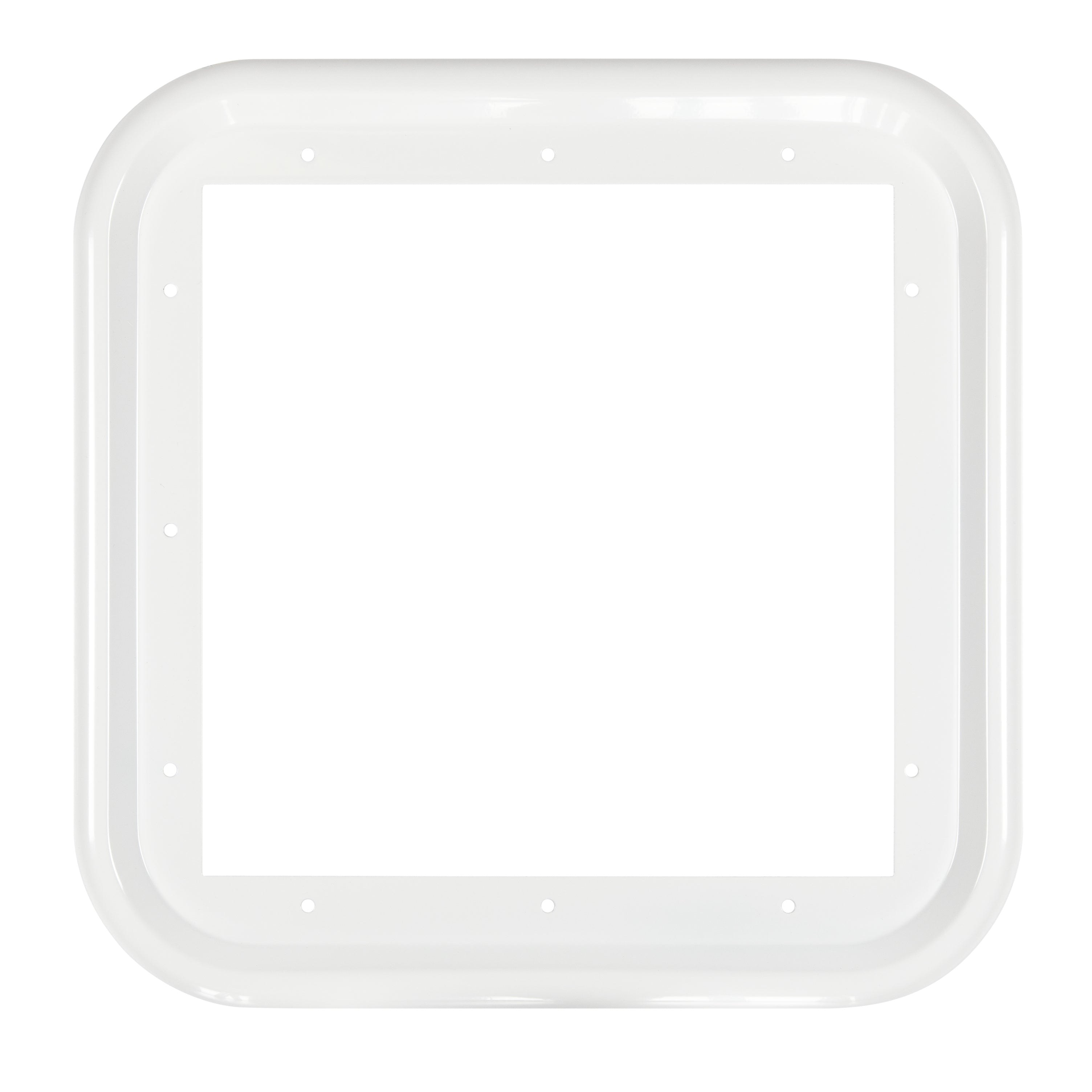 Girard Rv Water Heater Door Trim Ring - White - Image 1