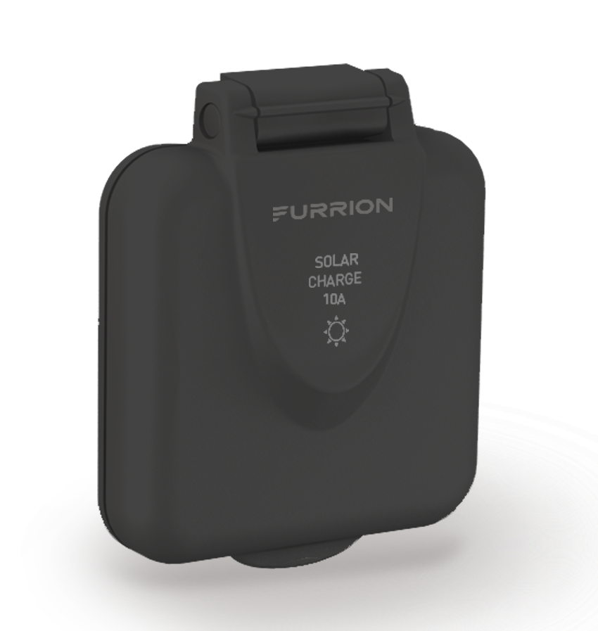 Furrion 10A Rv Solar Port Inlet - Black #Fspins-Bs-Oem - Image 1