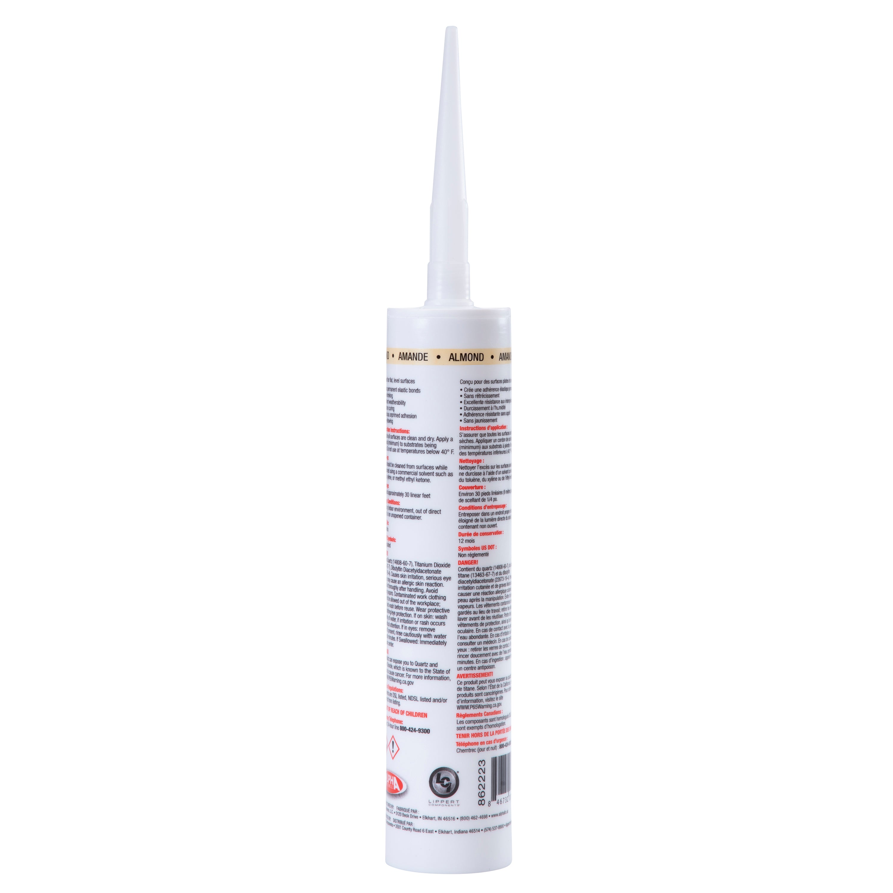Alpha Systems - 5121 Alphathane 100% Solids Self-Leveling Sealant, Almond (9.8 Oz. Tube) - Image 3