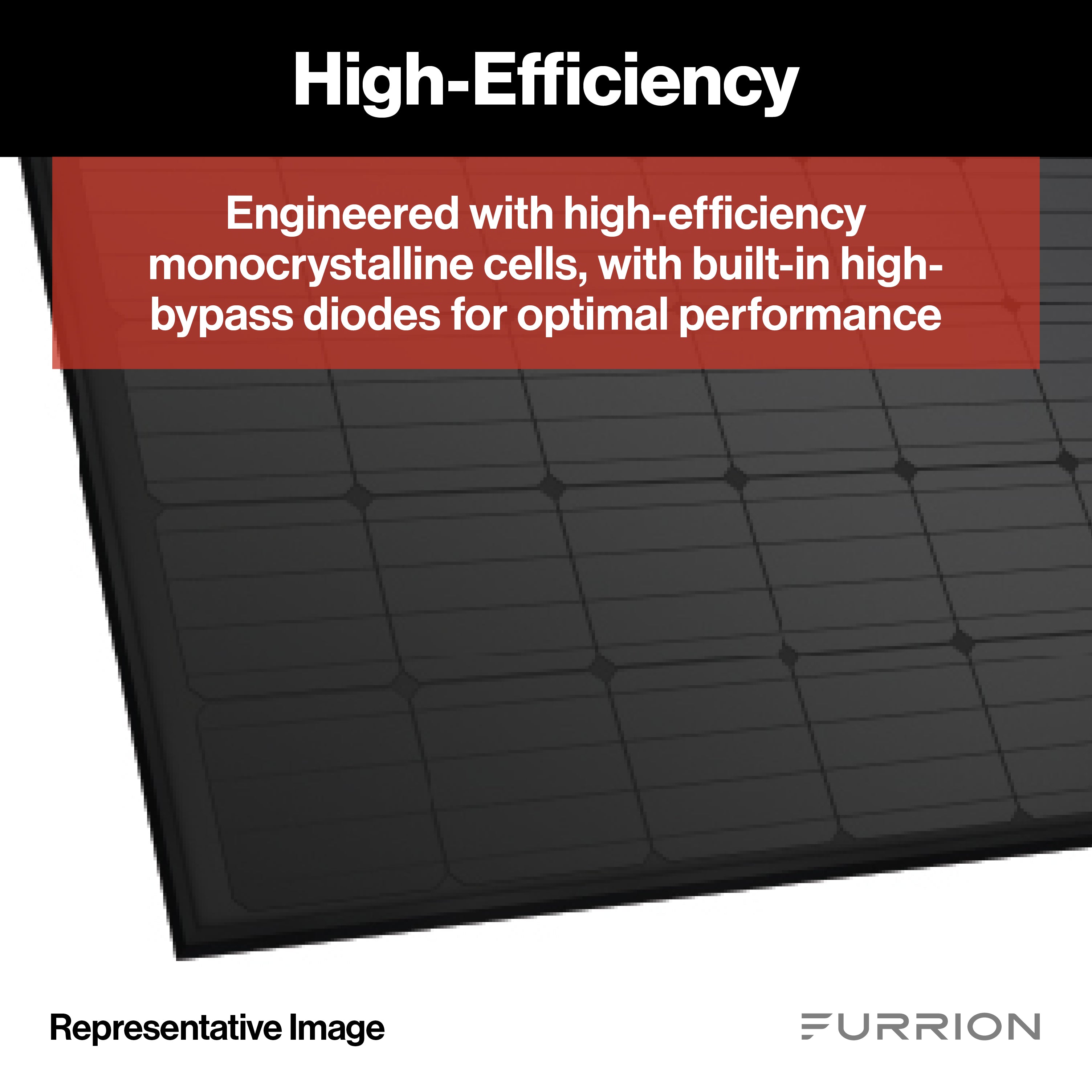 Furrion 100W Rv Solar Battery Maintainer #Fsfp10Mat-Bl - Image 3