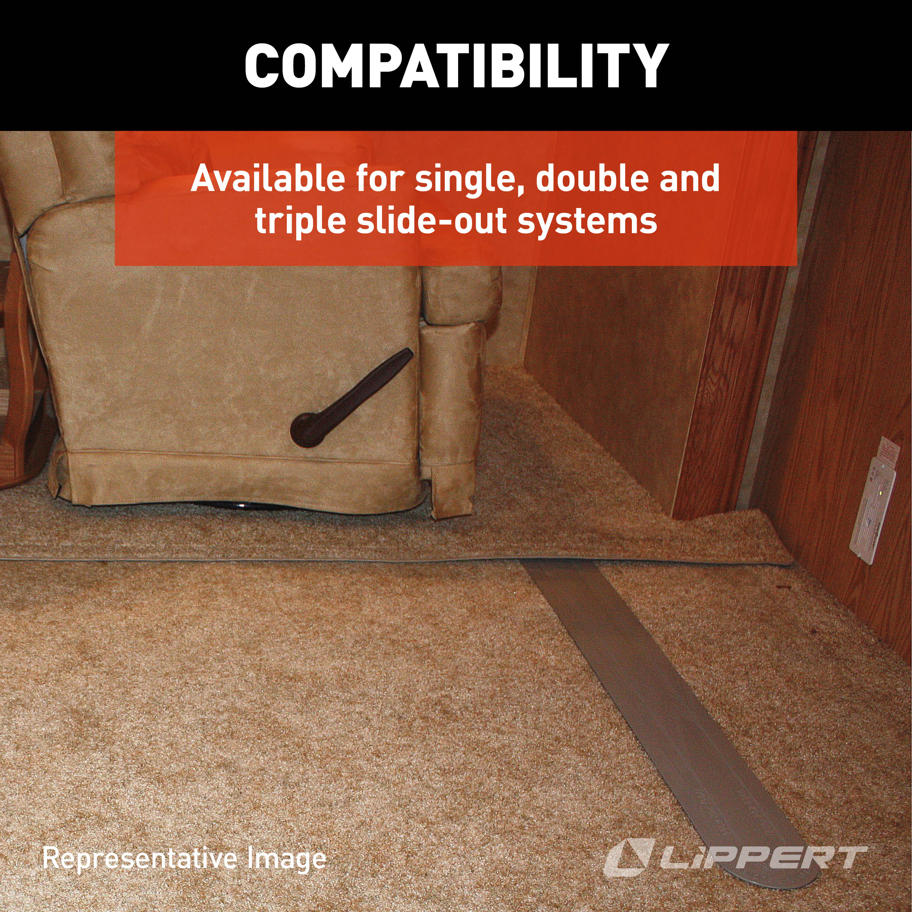 Lippert Rv Slide-Out Flex Guard Triple Kit With Hardware #1346291 - Image 8