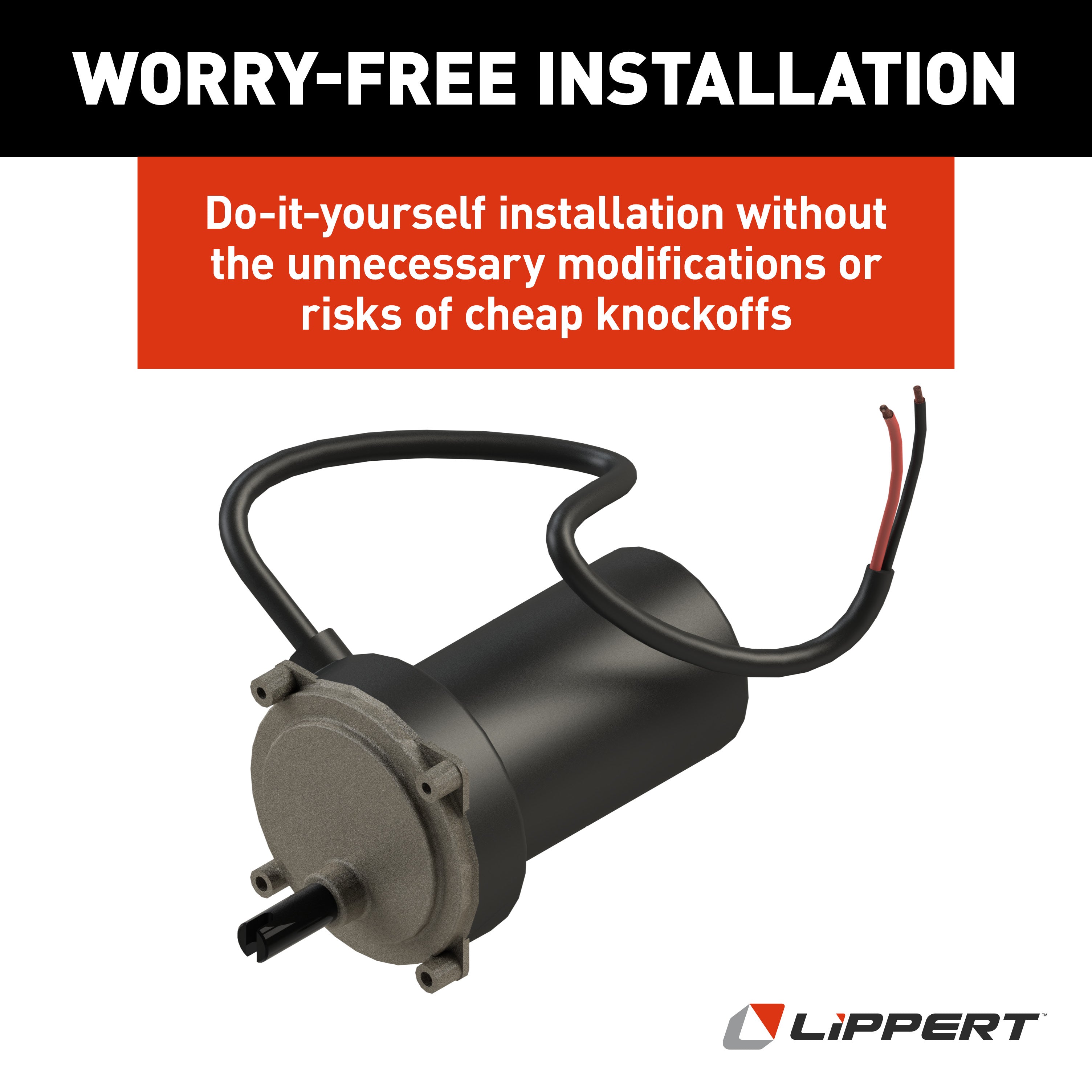 Lippert Replacement High-Speed Electric Rv Stabilizer Motor #352338 - Image 5