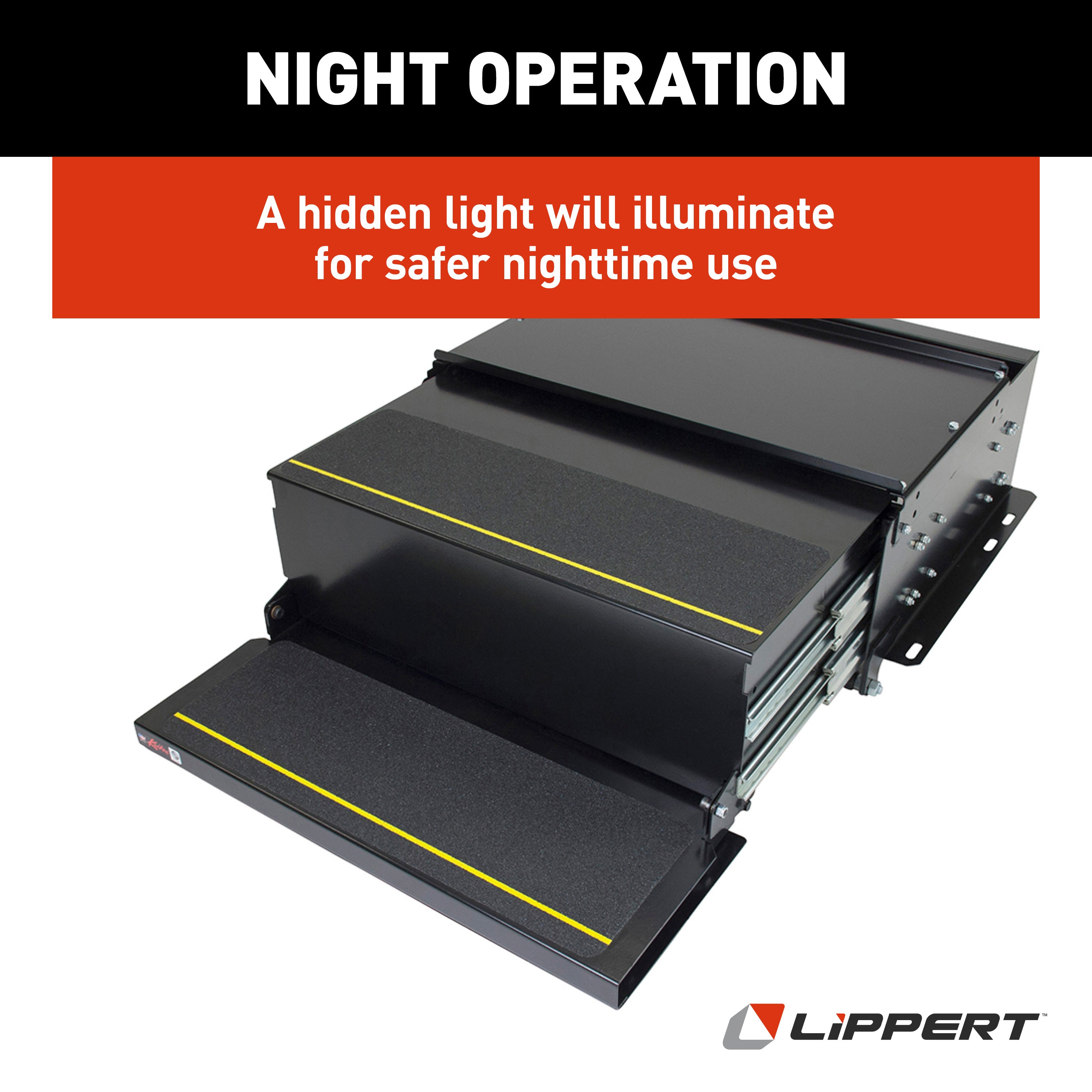 Lippert - 42 Series Slide Style Step Assembly With Logic Control Unit And No Switch Kit - Image 7