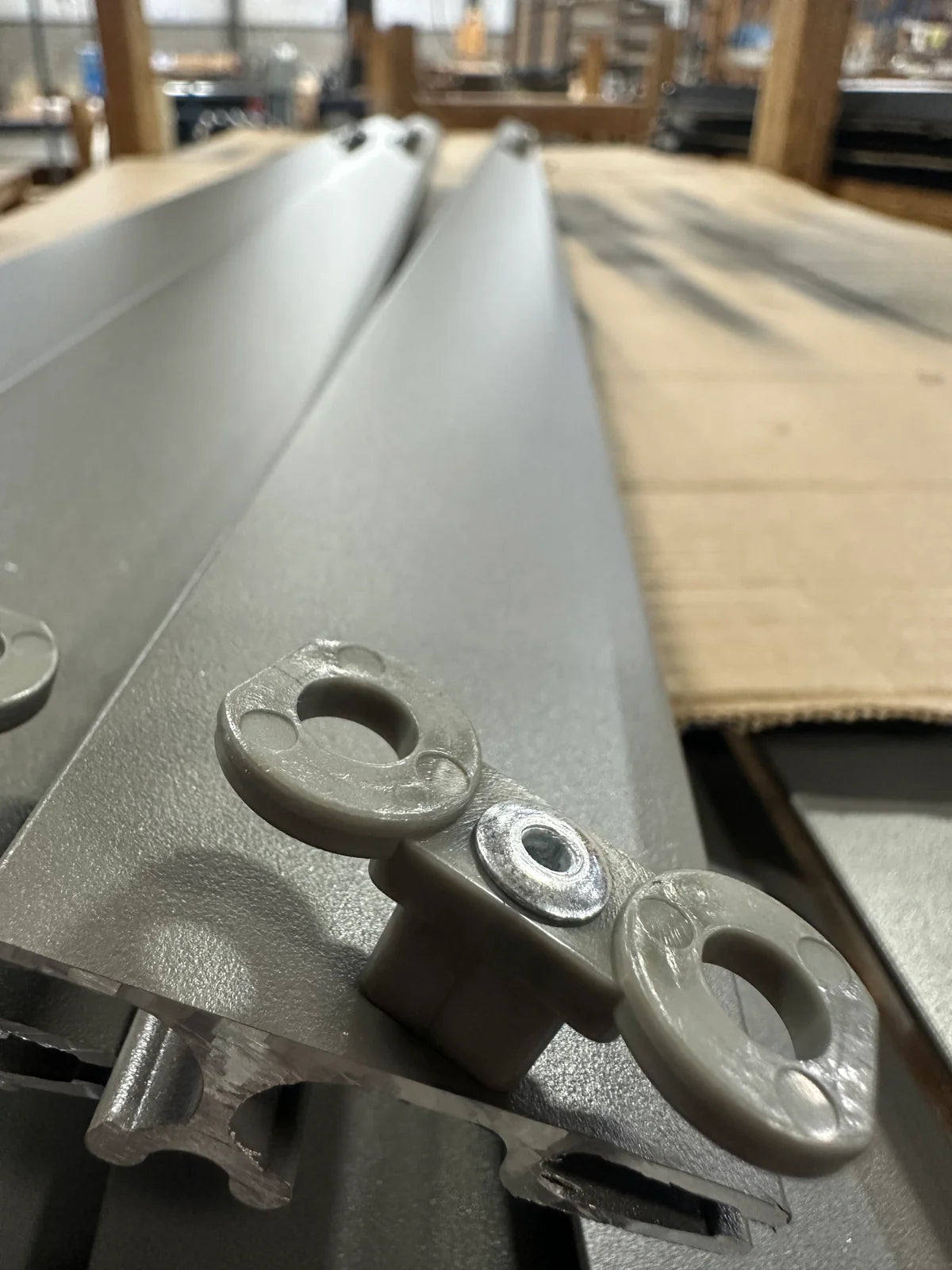Irvine Shower Replacement Bottom Rail Track - 60" Aluminum (Cut to Width)