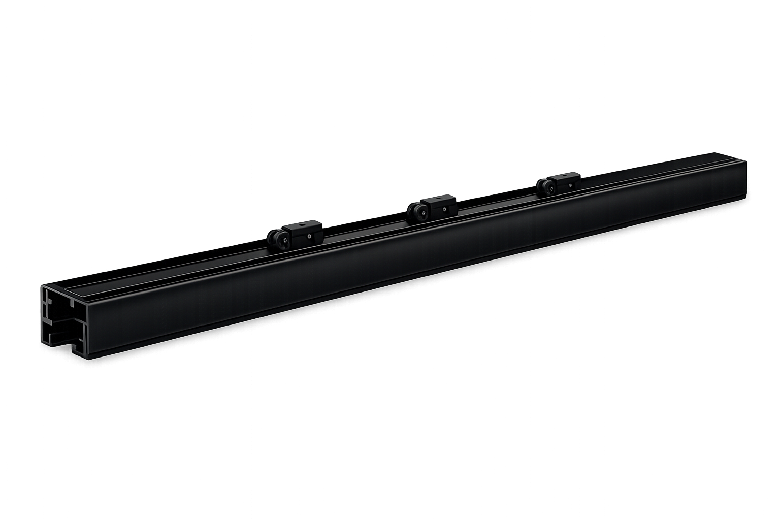 Irvine Shade - Replacement Top Rail for RV Shower Door - Platinum Finish - 60" Aluminum (Cut to Size)