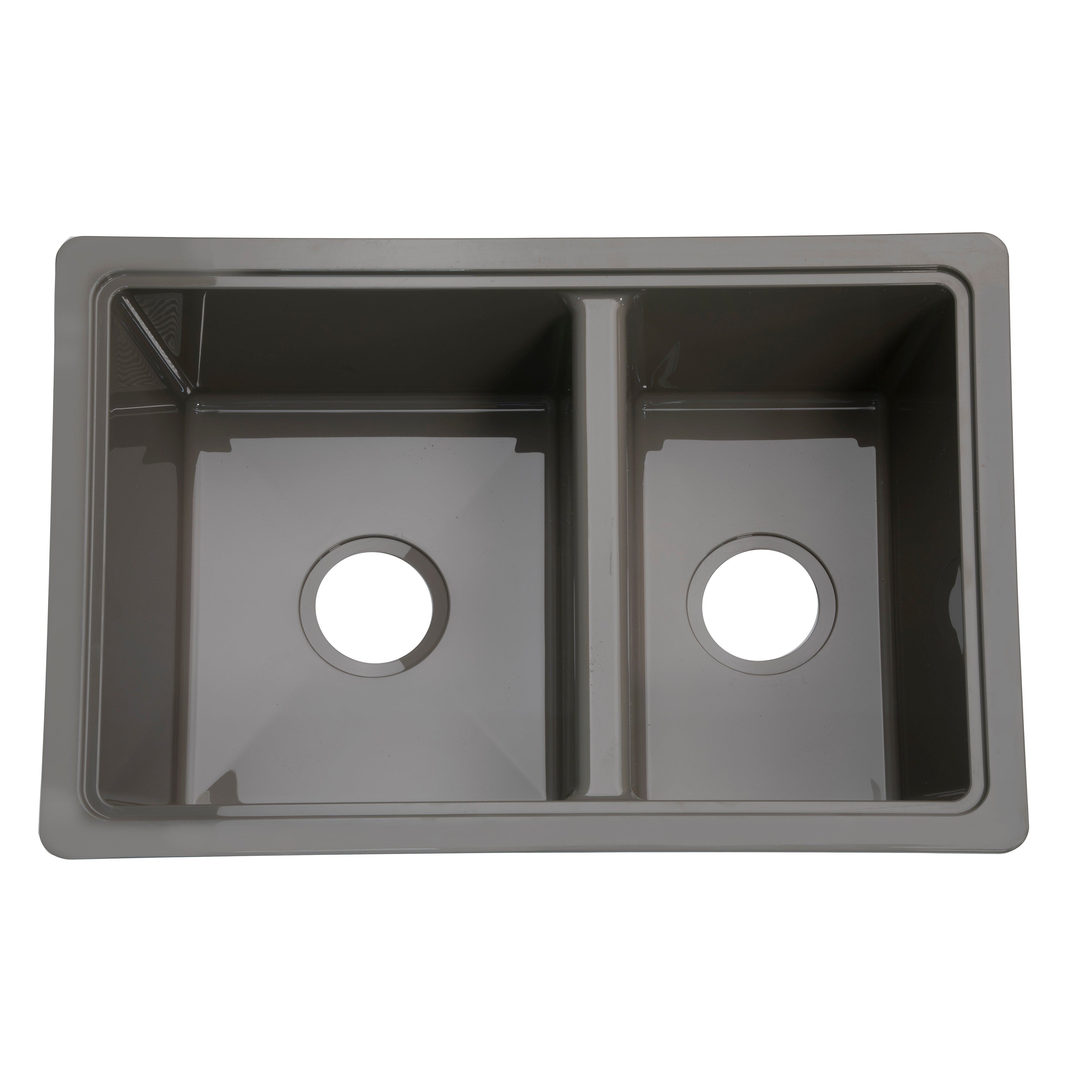 Lippert Rv Double Kitchen Galley Sink - 25" X 17" X 6.6" Stainless Steel Color Abs Plastic - Image 3