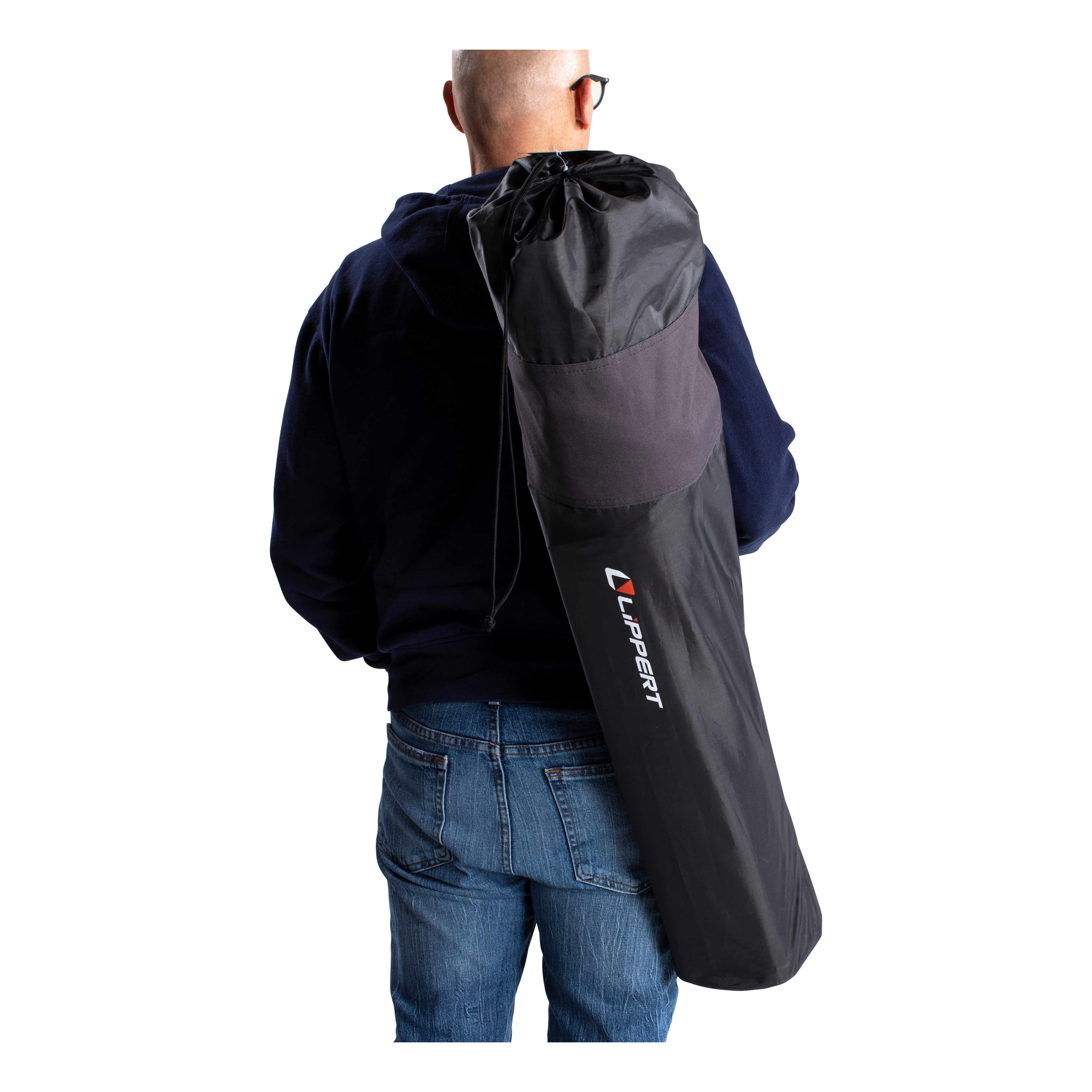 Lippert Campfire Folding Chair - Dark Grey - Image 7