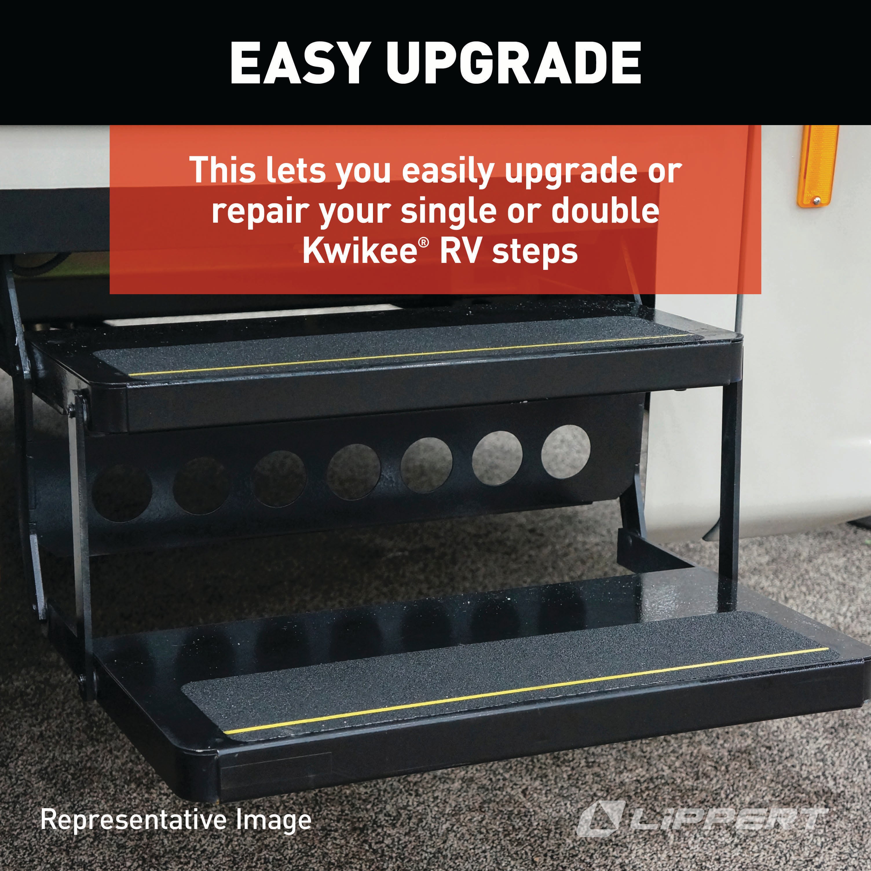 Lippert Motor Conversion Kit For Kwikee Electric Steps - "A" Linkage Single & Double Steps #781005 - Image 9