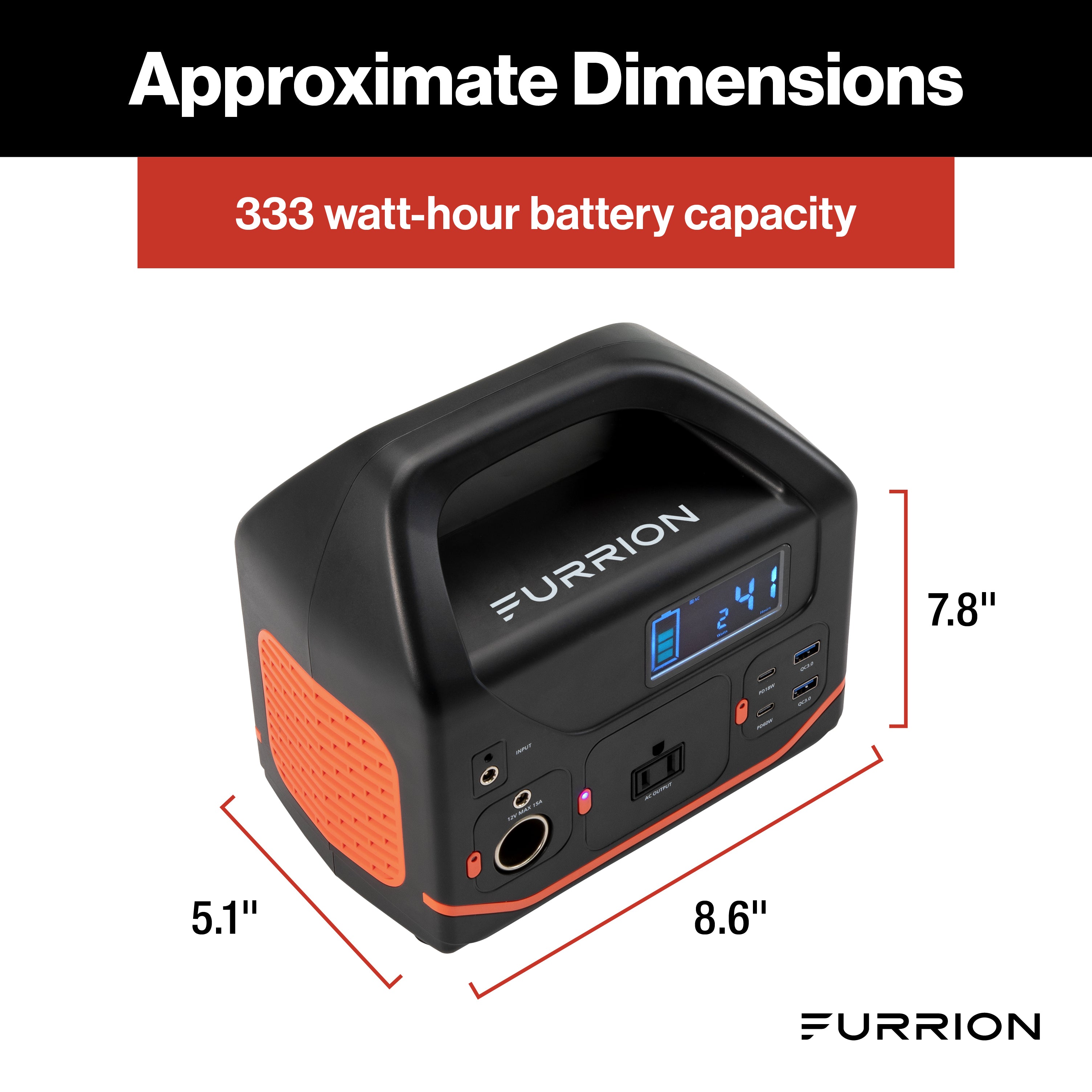 Furrion Trekker 300W Portable Power Station #Dw301 - Image 2