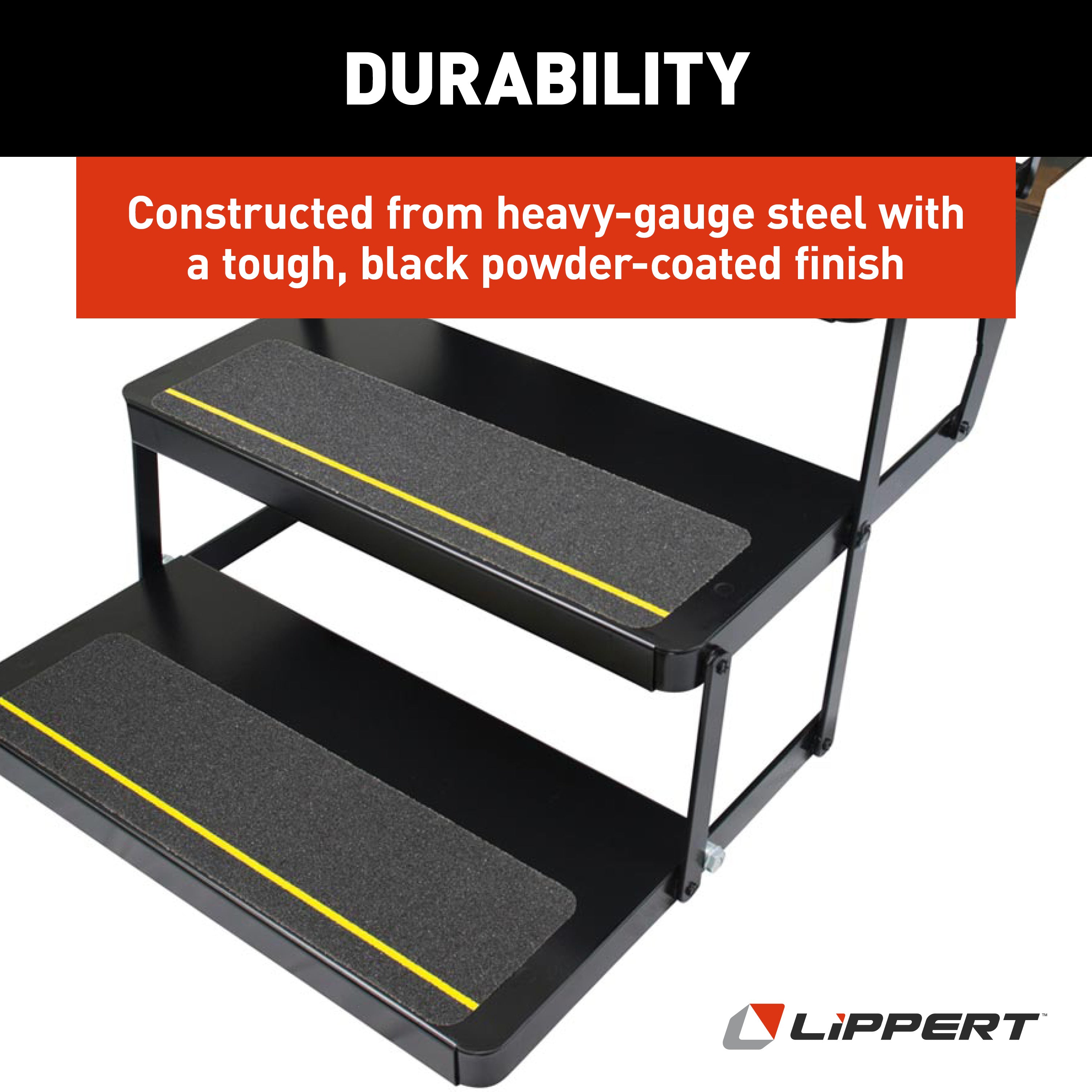 Lippert - 25 Series (8" Rise) Step Assembly With Logic Control Unit And Power Switch Kit - Image 6