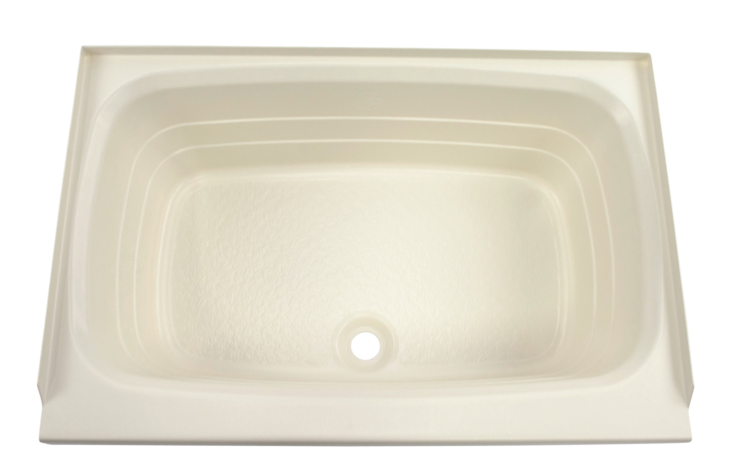Lippert Bathtub With Center Drain - 24" X 36", Parchment #P2436Cdspk - Image 2