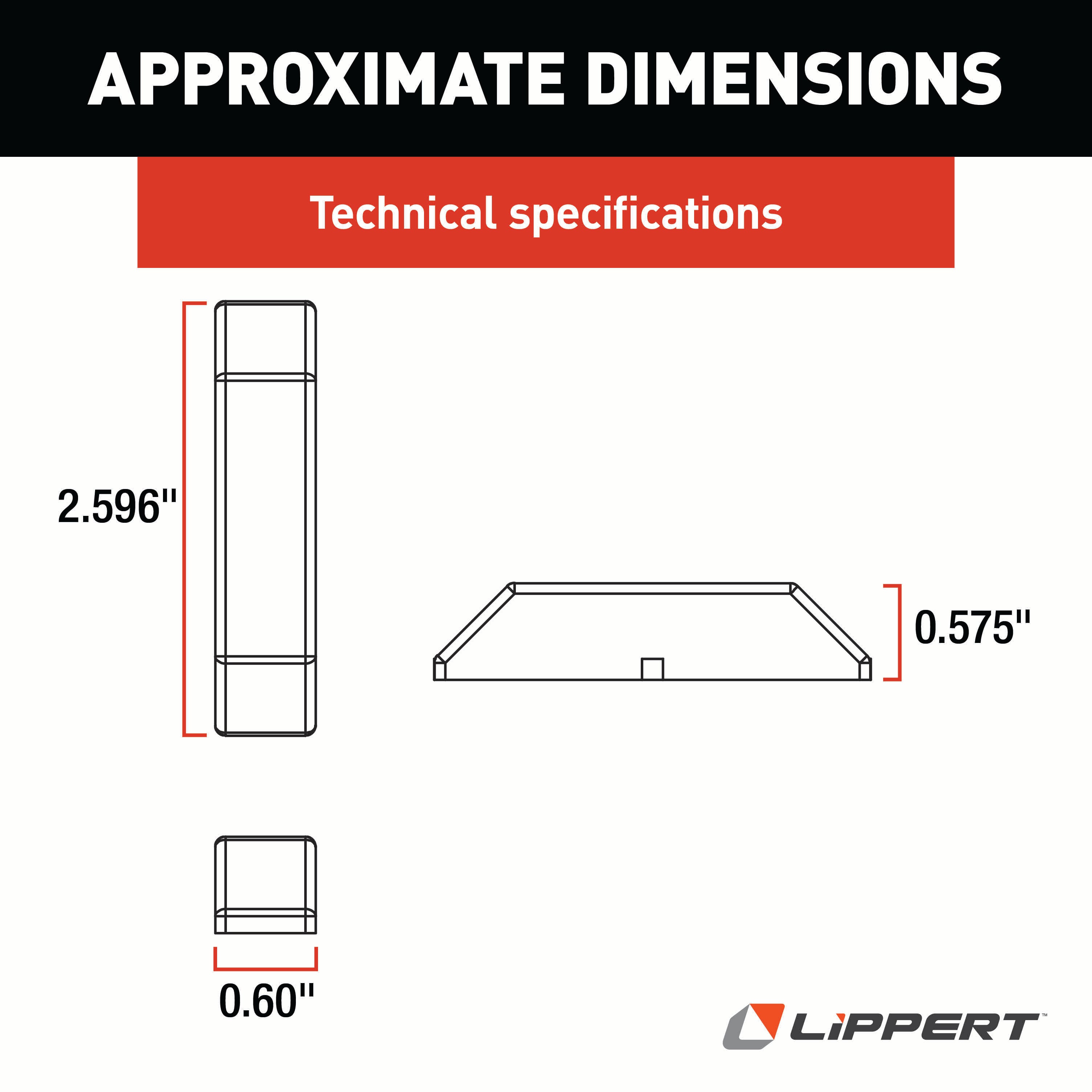 Lippert - Kwikee Large Rectangle Door Switch Kit - Image 4