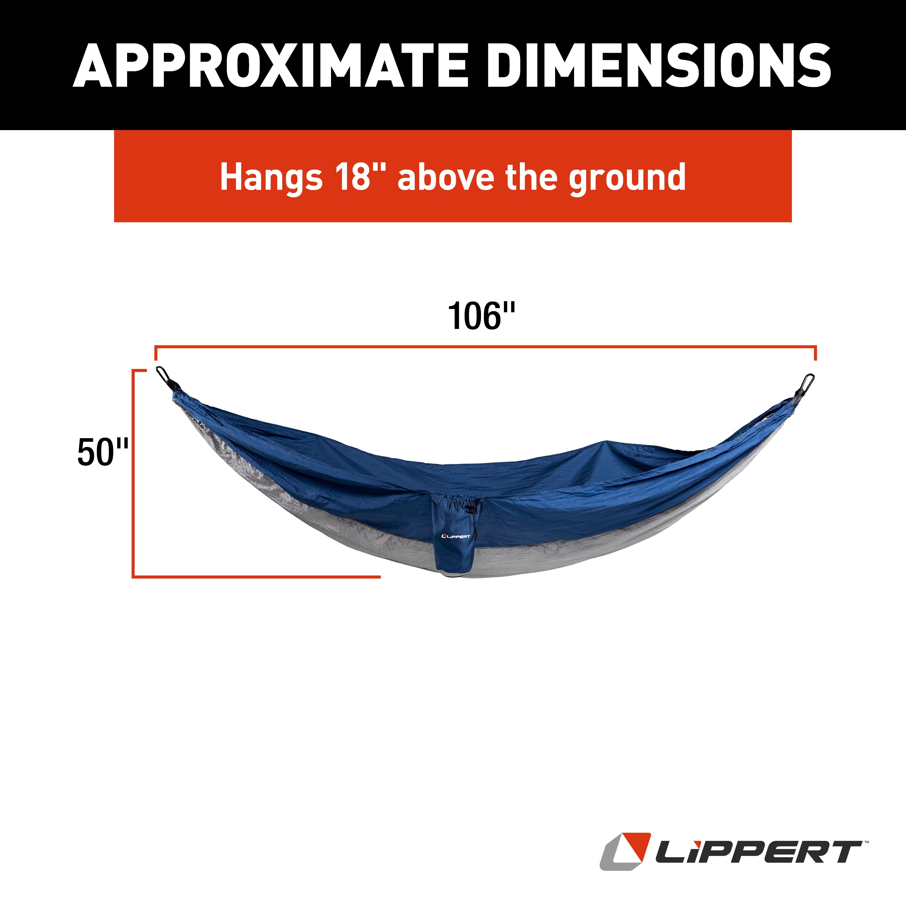 Lippert - Cloud Camping Single Hammock - Image 3