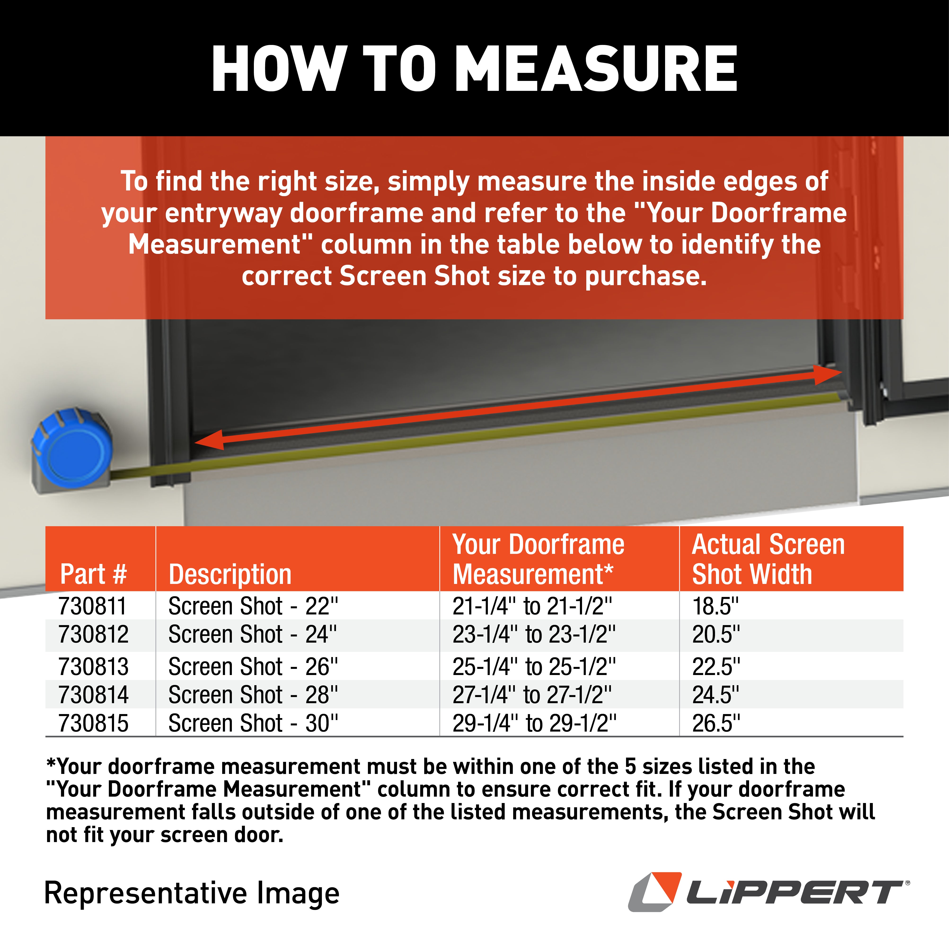 Lippert Screen Shot Automatic Rv Screen Door Closer - 22" #730811 - Image 3