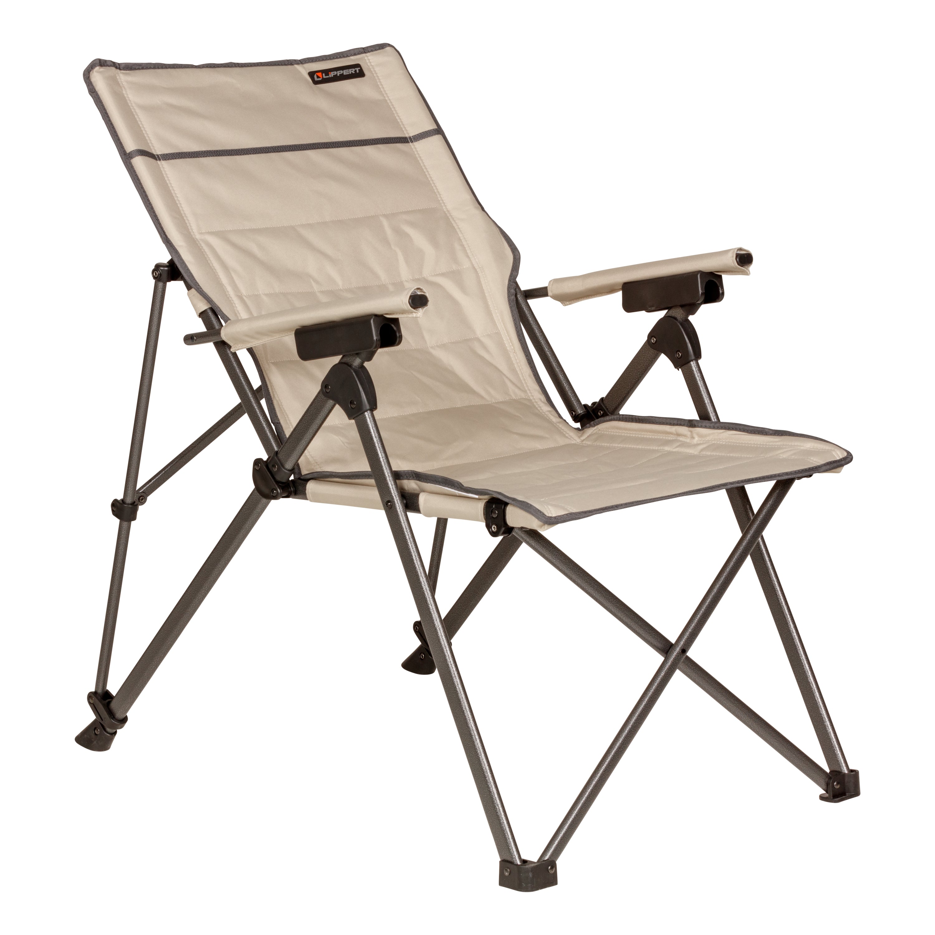 Lippert Sun Soaker Reclining Camping Chair - Sand - Image 2