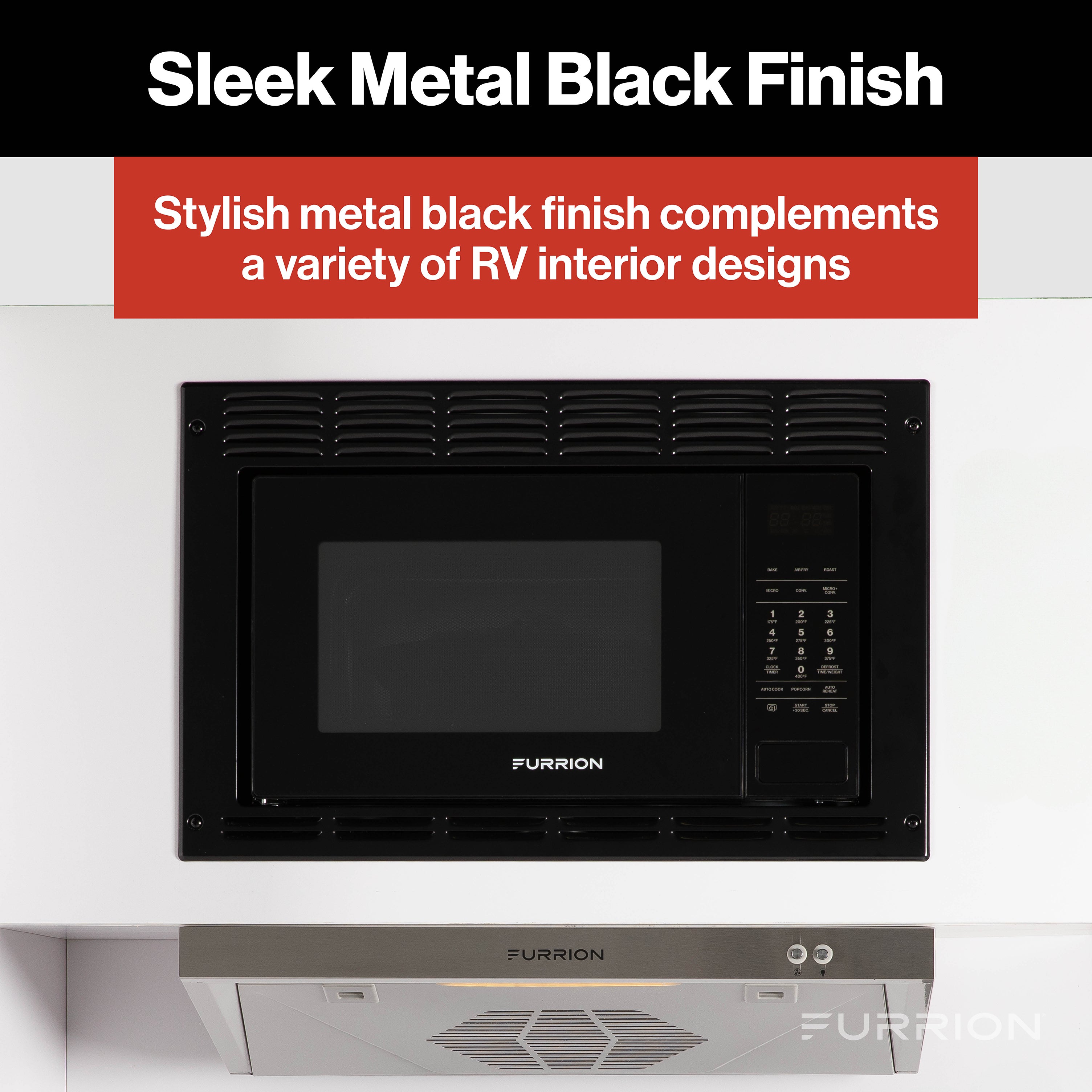 Furrion Trim Kit For 0.9 Cu. Ft. Built-In Convection Microwave Oven With Air Fryer #Fmaml09-Bl-Tk - Image 5