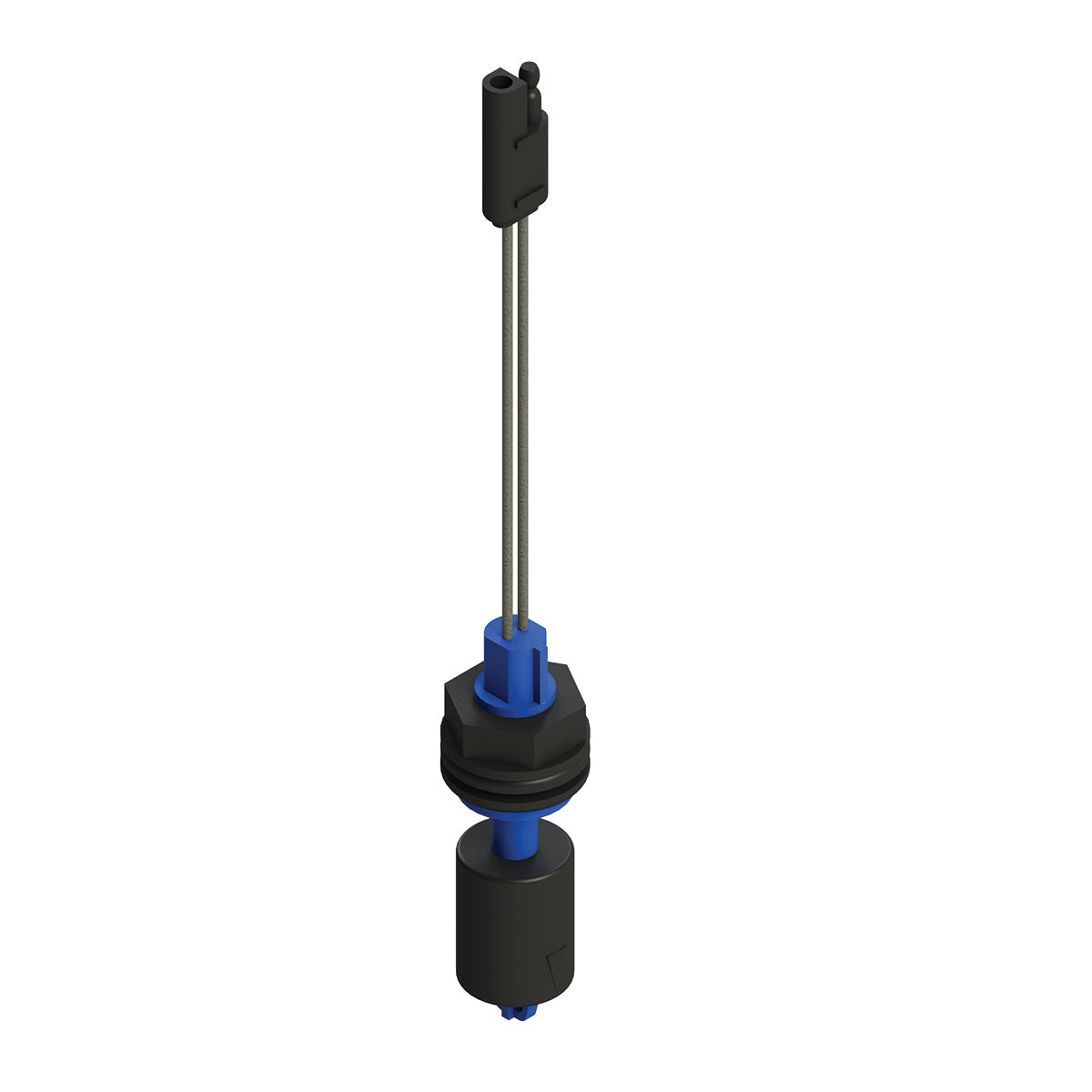 Lippert - Horizontal Fluid Sensor (Trailer Connector With Blue Float) - Power Gear Leveling - Image 1