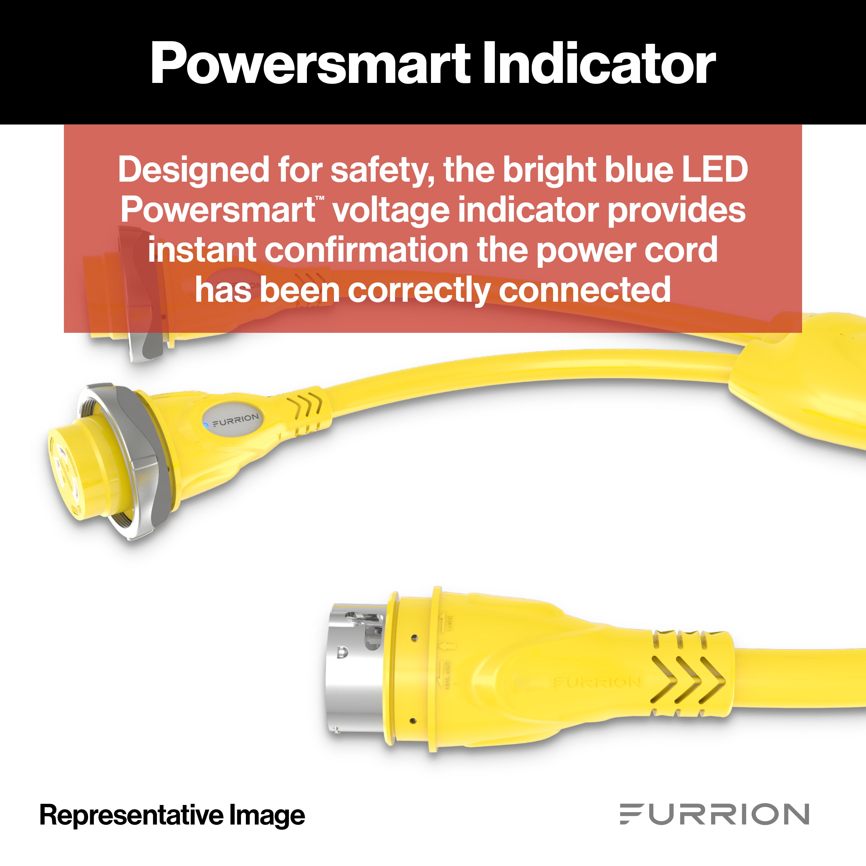 Furrion Y-Adapter - 2(30A) To 50A, 125/250V, Yellow #F3052Y-Sy - Image 3