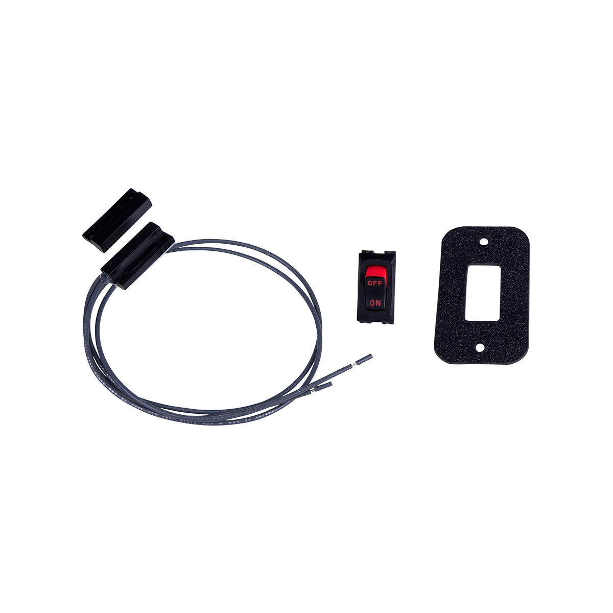 Lippert - Kwikee Magnetic Rv Door Switch Kit - Black - Image 1