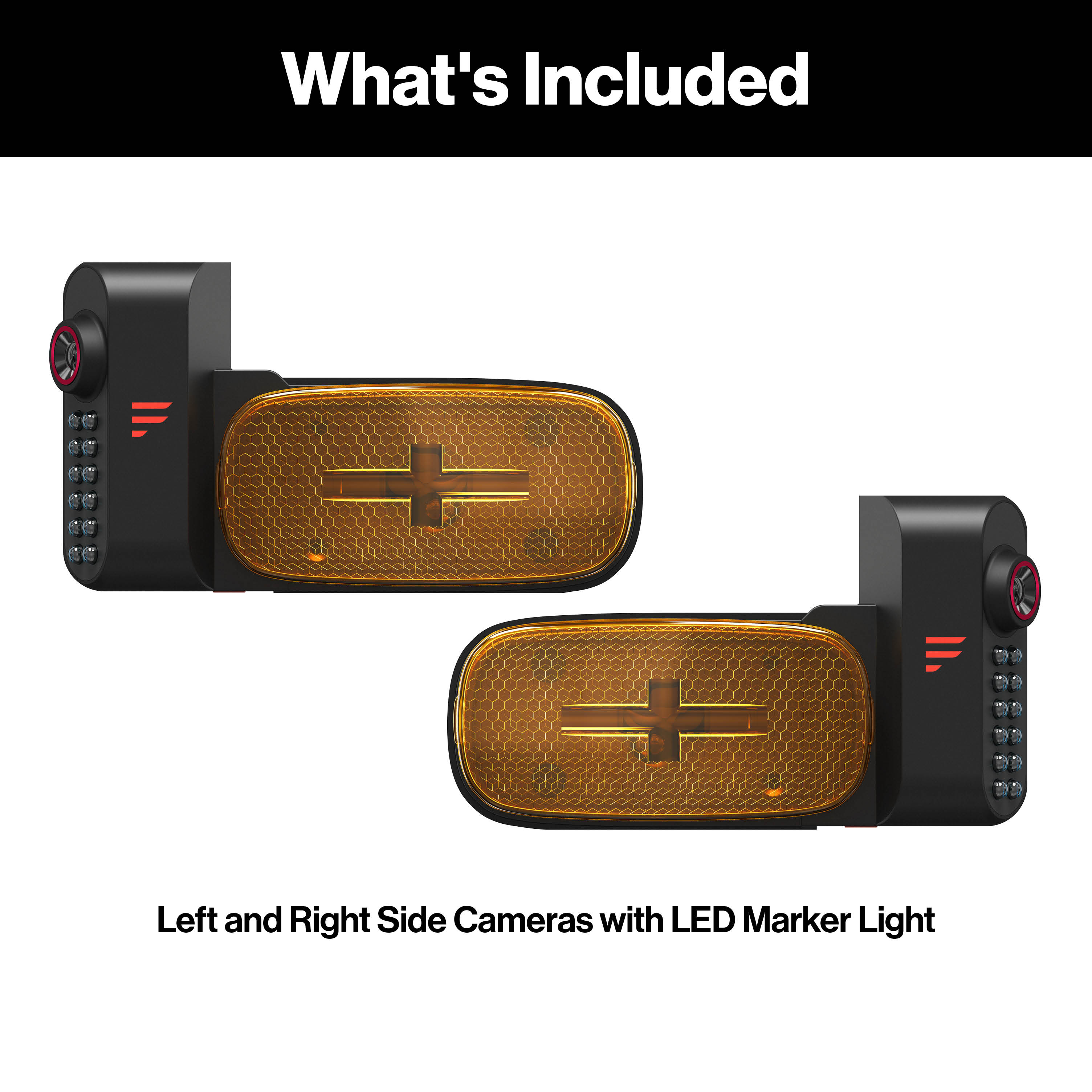 Furrion Vision S+ Rv Observation System - Left & Right Side Cameras With Led Marker Lights #Fcefdtash - Image 7