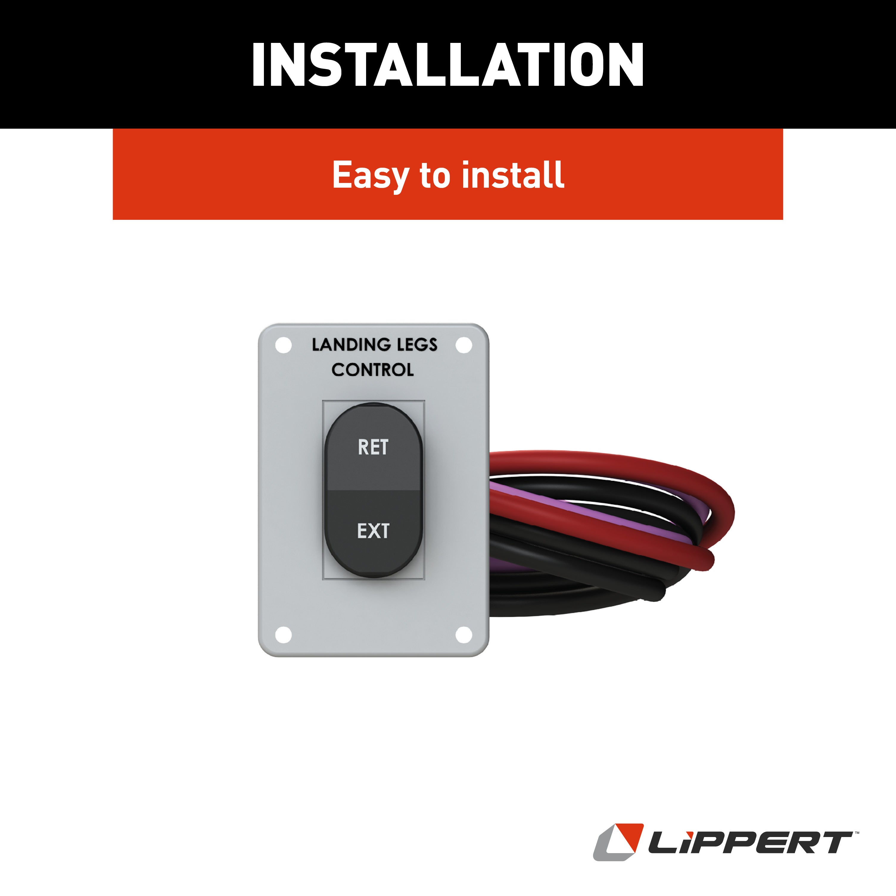 Lippert Replacement Rv Landing Gear White Ip-Rated Switch & Harness #145236 - Image 5