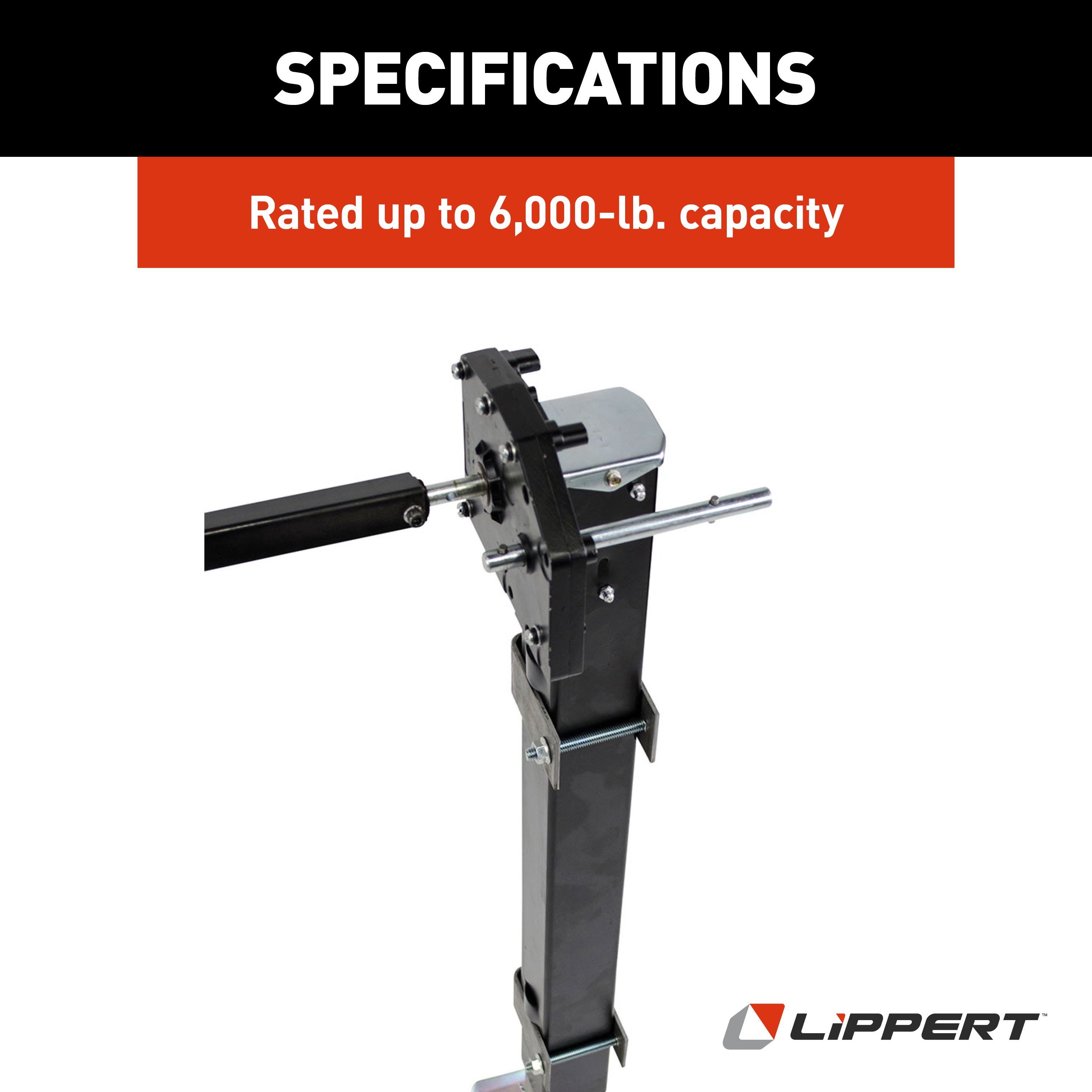 Lippert Universal-Mount Manual 5Th Wheel Landing Gear Kit - 6,000 Lbs. #333966 - Image 6