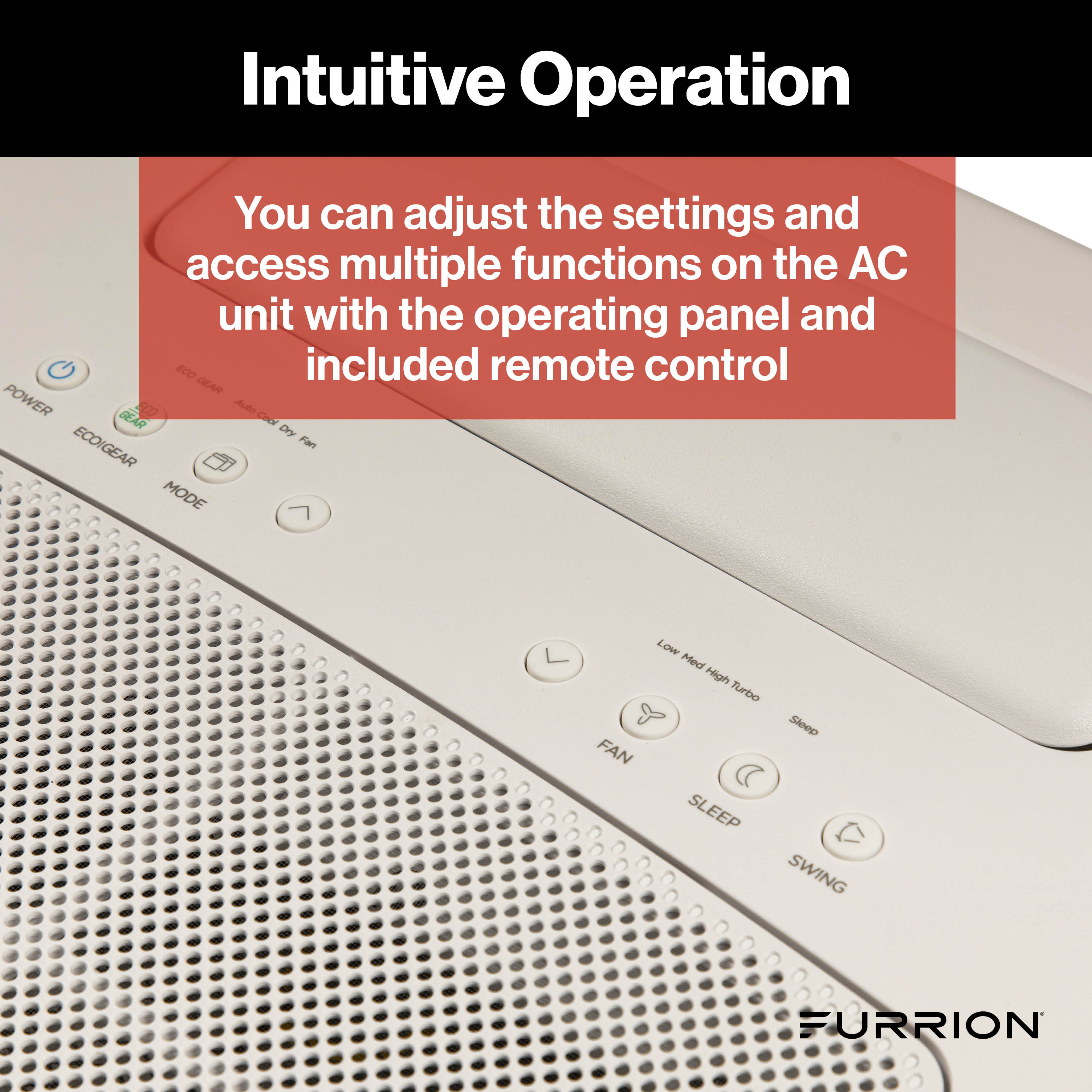 Furrion Chill Cube Non-Ducted Air Distribution Box (R32) With Remote - White #Fact18Ma-Ps-Am - Image 4