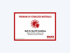 MAKS Holding Tank 56 X 36 X 5.5 - 35 Gallons - Side Right Hand Drain - Gray Water Tank
