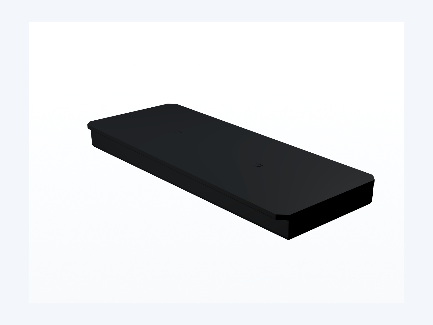 MAKS Holding Tank 60 X 24 X 7 - 29 Gallons - Side Right Hand Drain - Blank Tank reference close