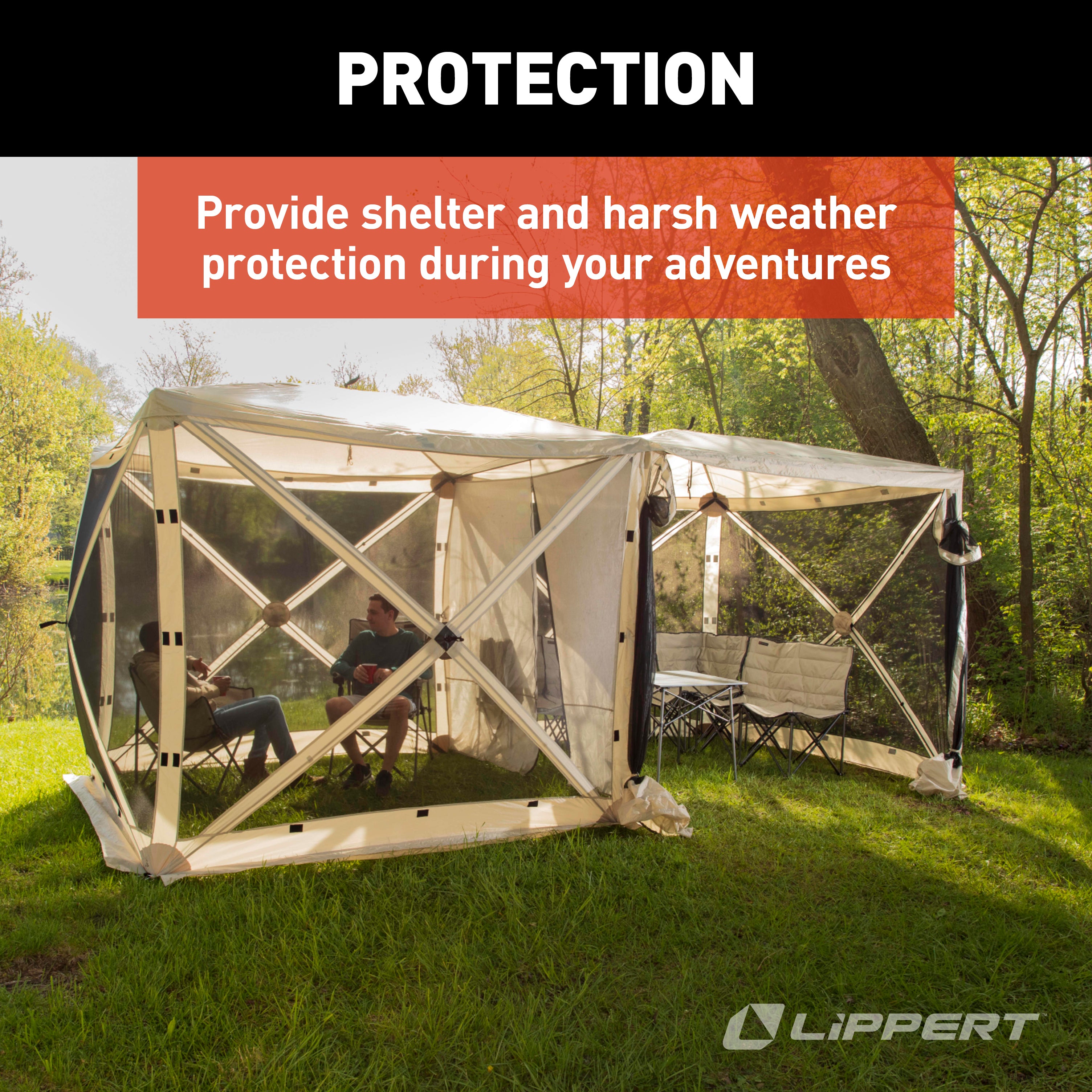 Lippert Picnic Popup Double Gazebo - 16' X 8' - Image 6