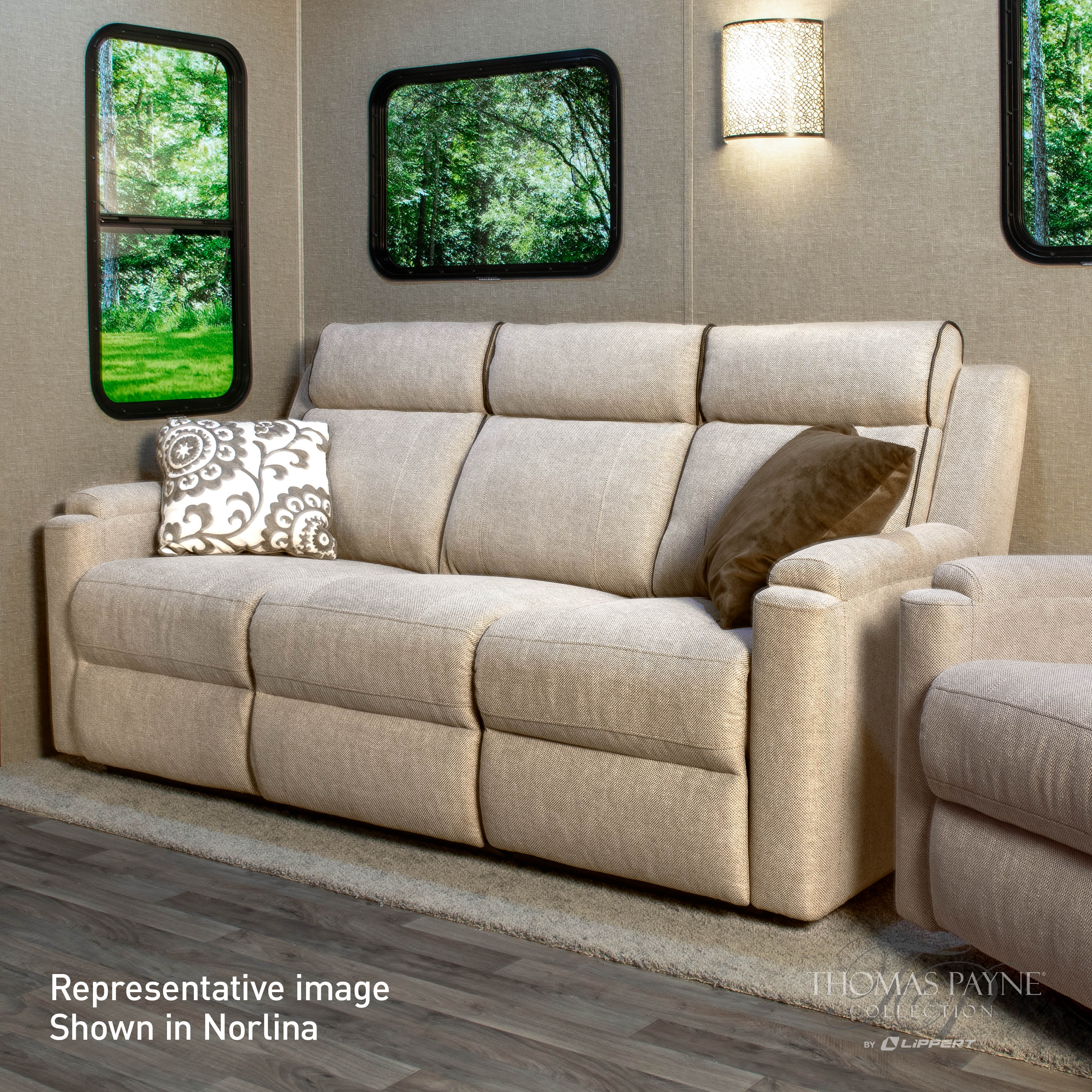 Thomas Payne Heritage Series Rv Theater Seating Armless Recliner - Norlina #2020129308 - Image 7