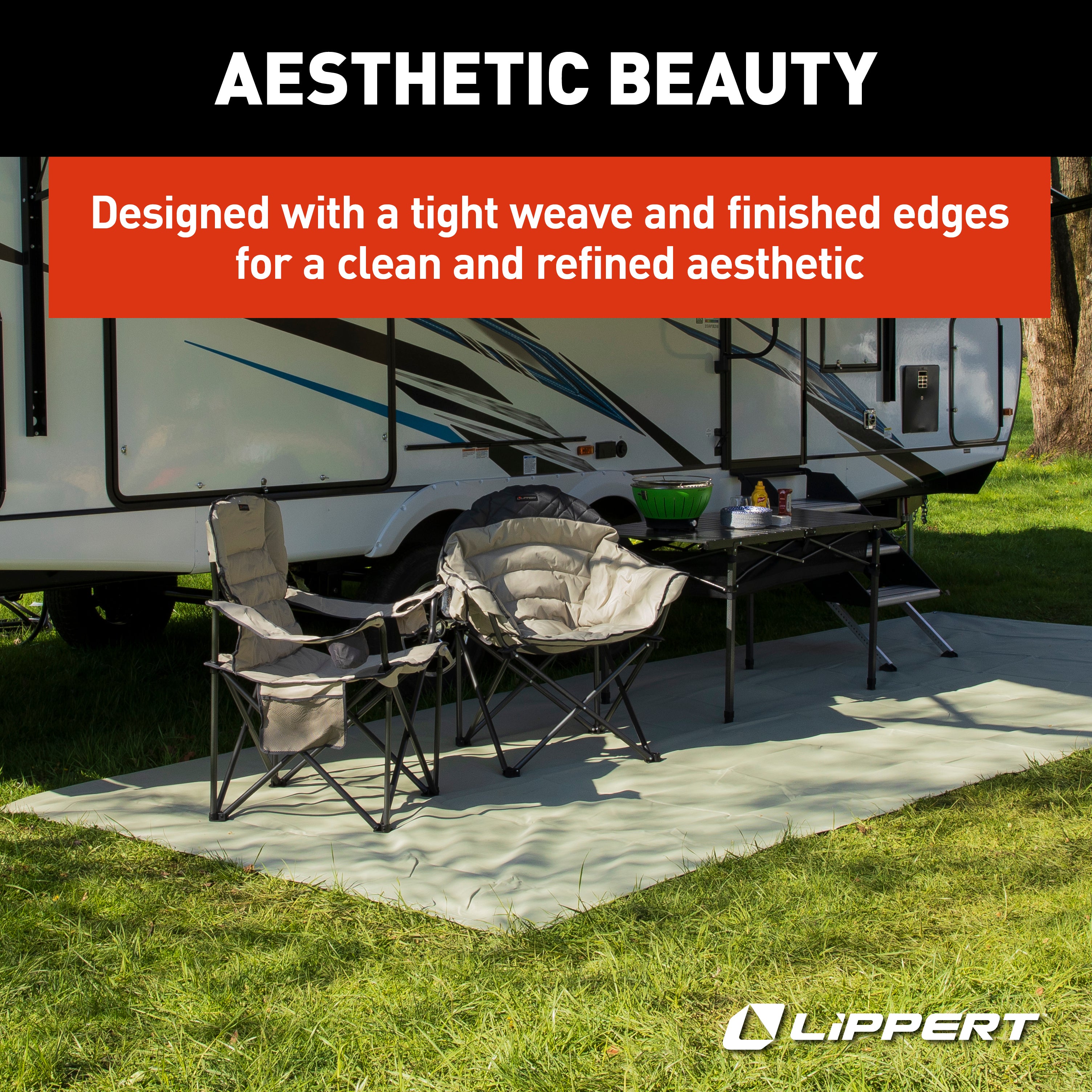 Lippert Outdoor Patio Rug - Sage, 8' X 20' - Image 5