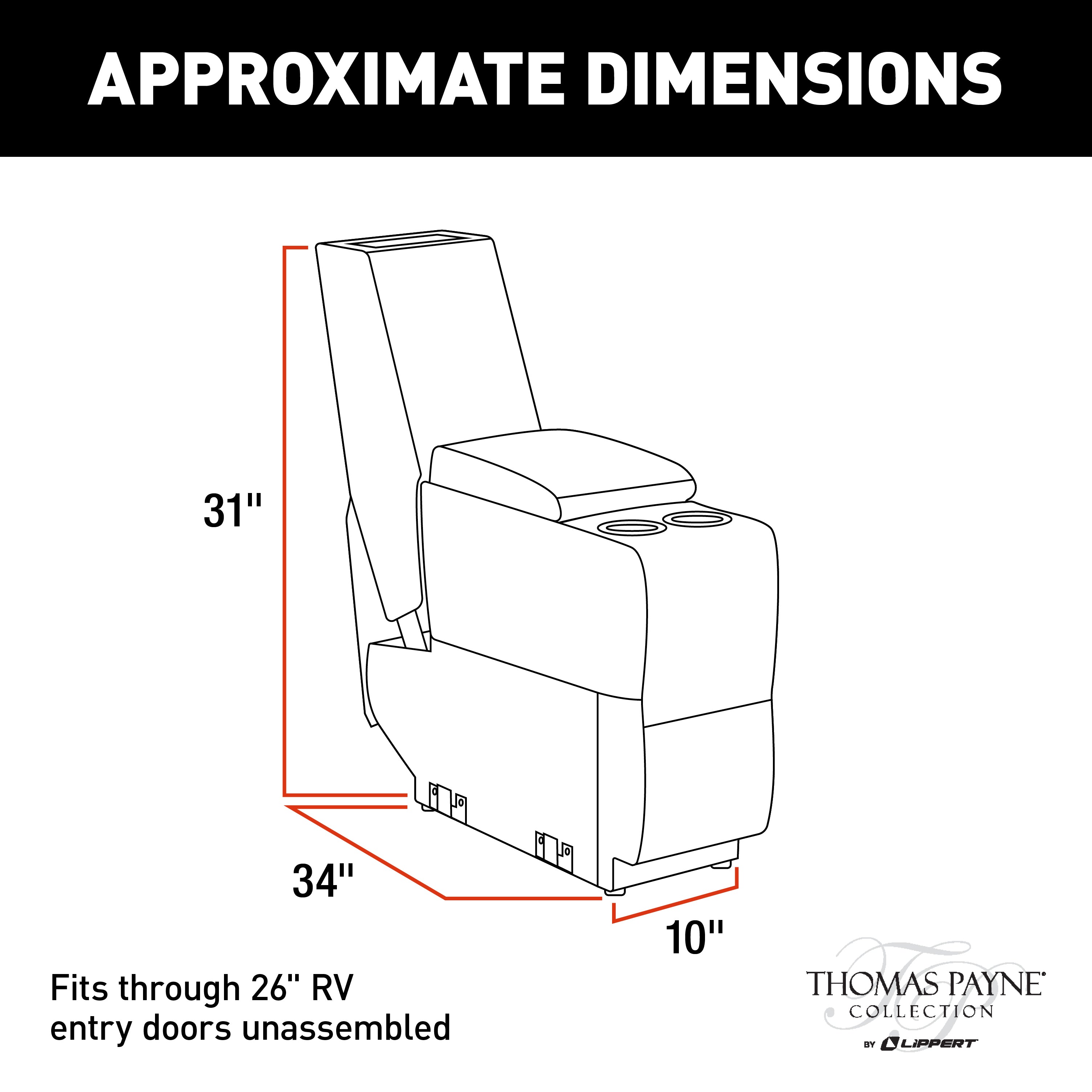 Thomas Payne Heritage Series Rv Theater Seating Center Console - Millbrae #2020129264 - Image 2