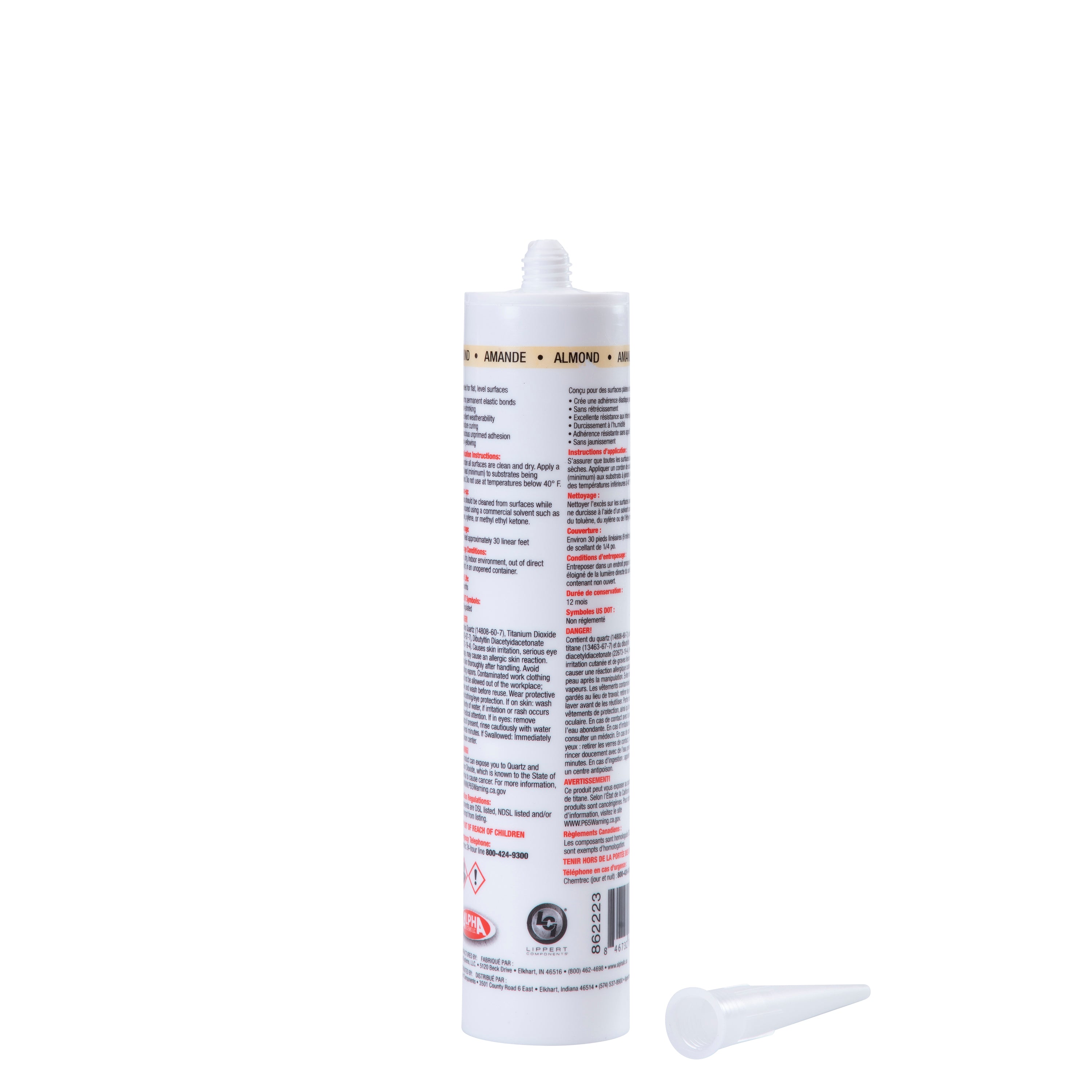 Alpha Systems - 5121 Alphathane 100% Solids Self-Leveling Sealant, Almond (9.8 Oz. Tube) - Image 4