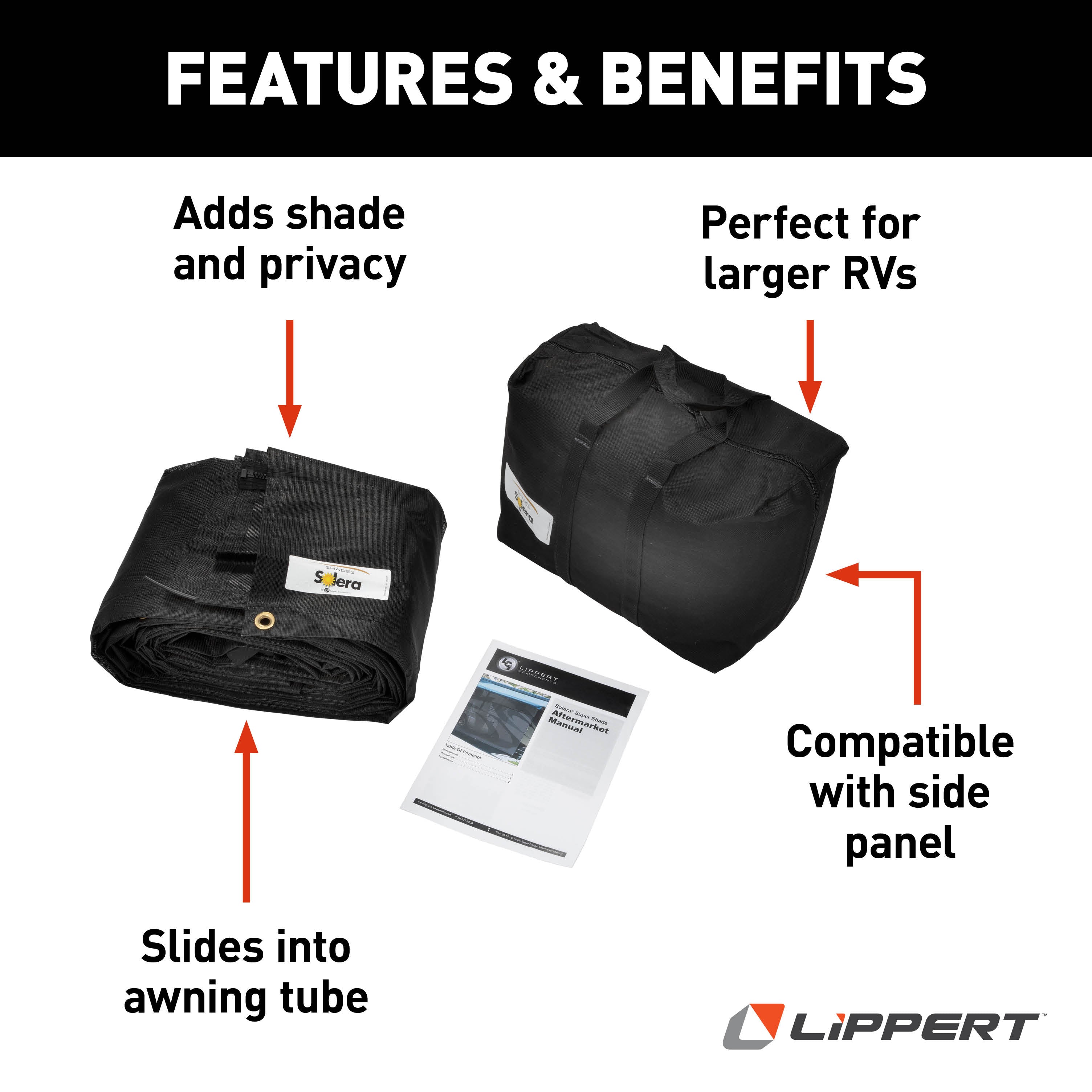 Solera Super Shade Rv Awning Front Panel - 7' X 13' #3797820713 - Image 4