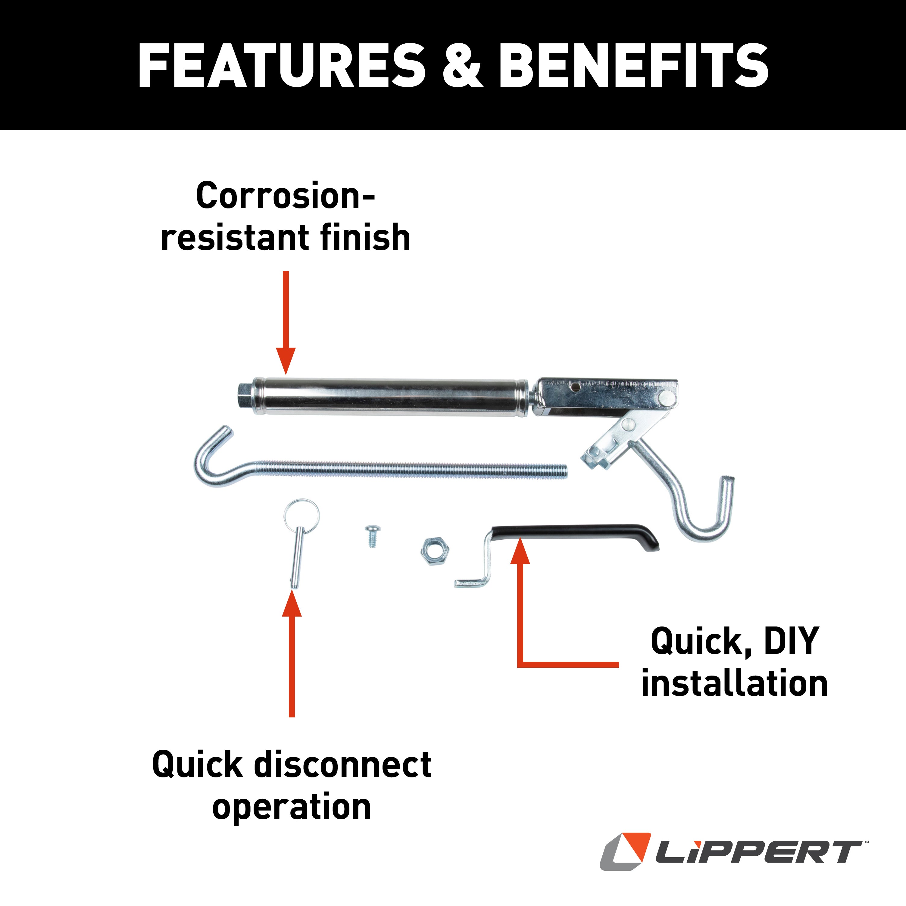 Happijac Front Qwik-Load Turnbuckle And Hook #Fm-Qltbs - Image 2