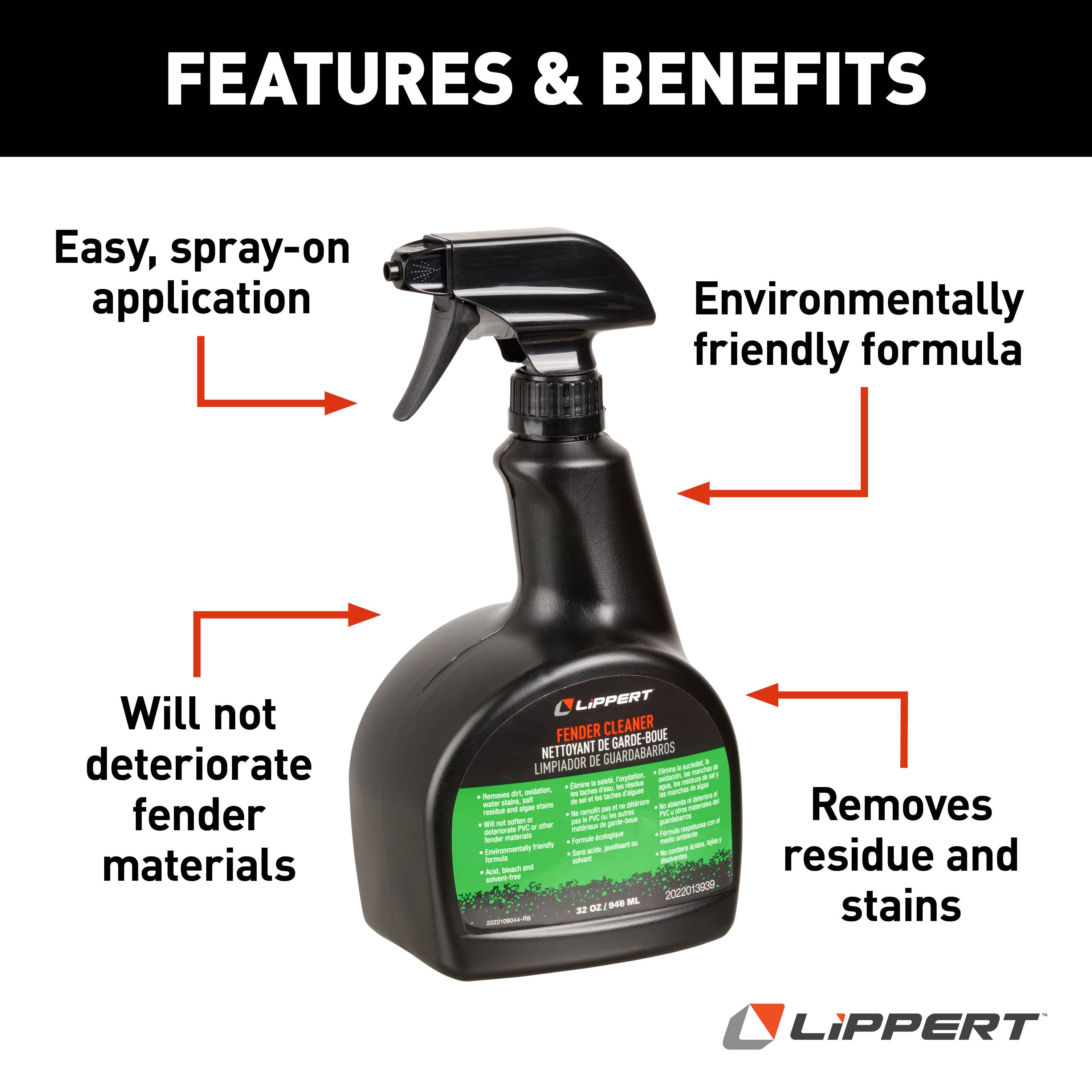 Lippert Boat Fender Cleaner - 32 Oz. - Image 4